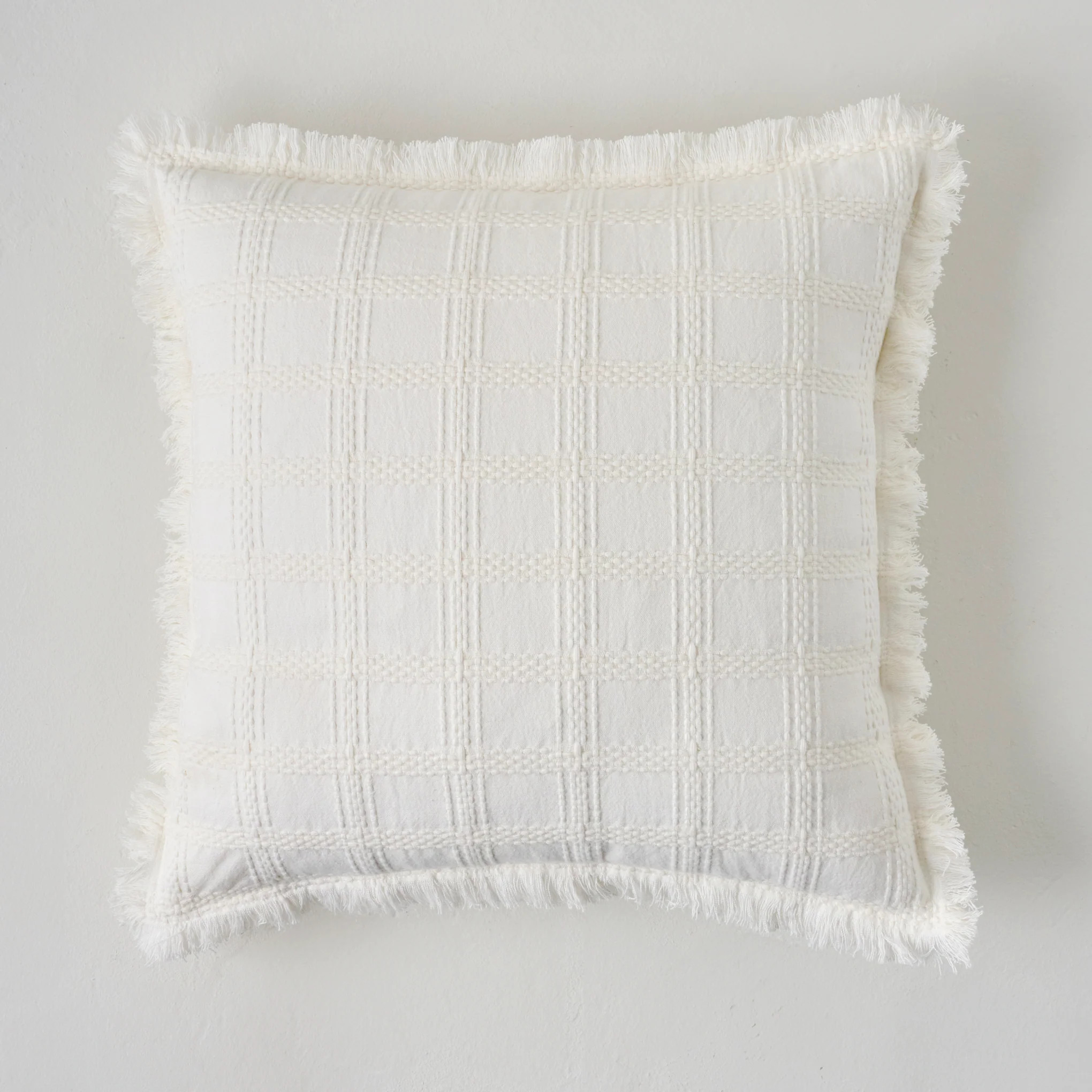Harper Textured Grid Pillow | Magnolia