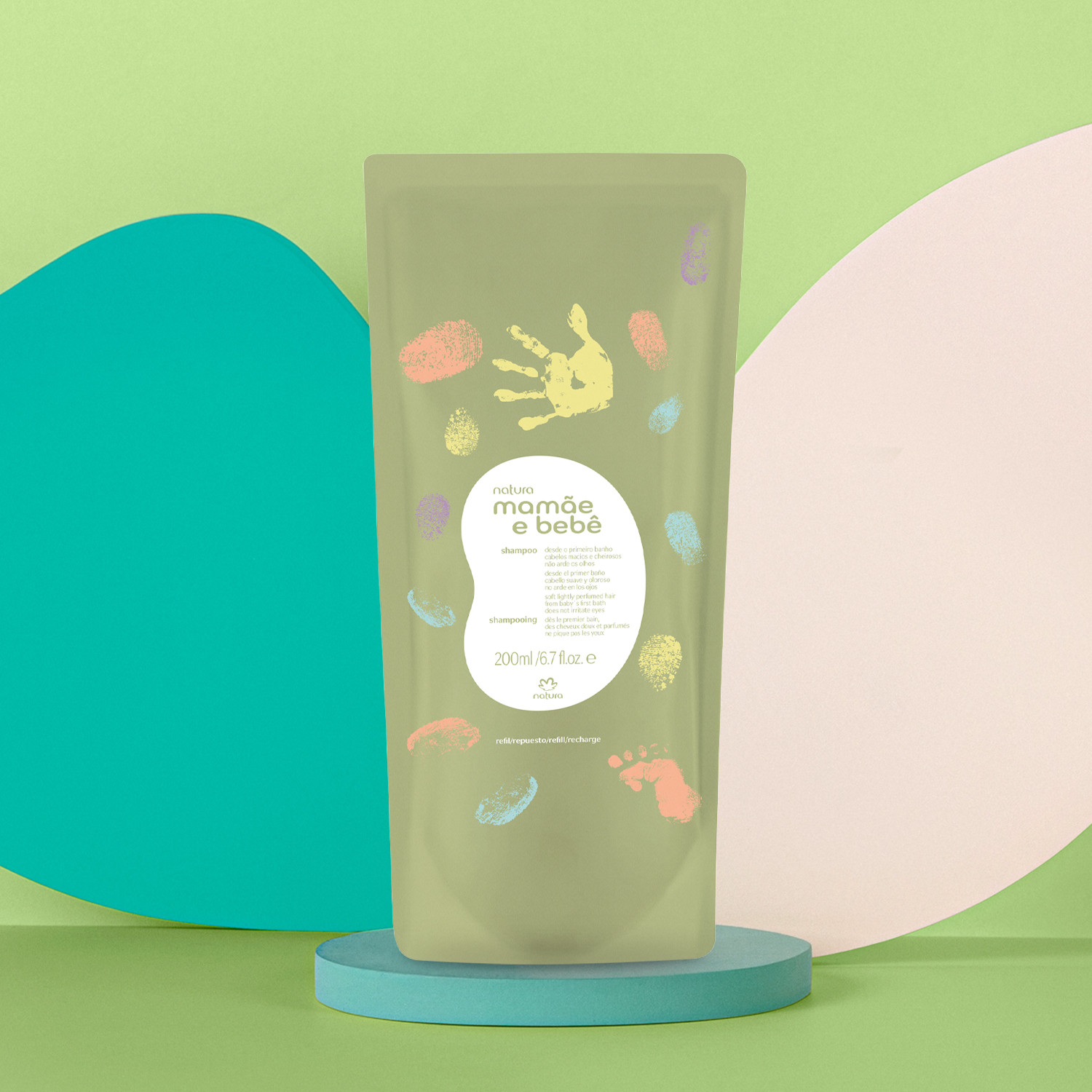 Refil Shampoo Mamãe e Bebê  200 ml | Natura BR