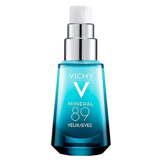 Vichy Mineral 89 Eyes Serum with Caffeine and Hyaluronic Acid, Lightweight Eye Cream Gel to Smoot... | Amazon (US)