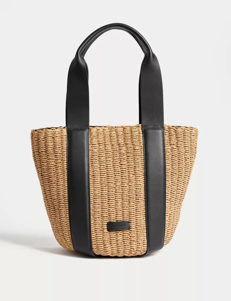 Straw Top Handle Tote Bag | Marks & Spencer (UK)