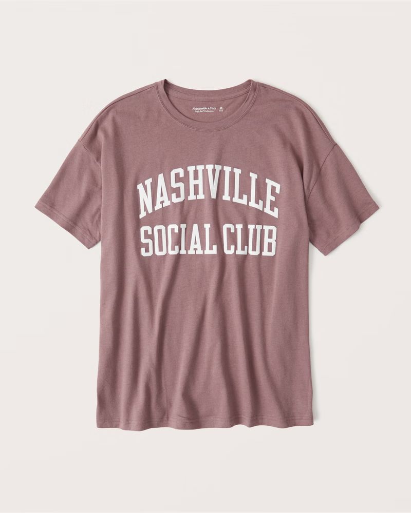 Nashville Social Club Graphic Tee | Abercrombie & Fitch (US)