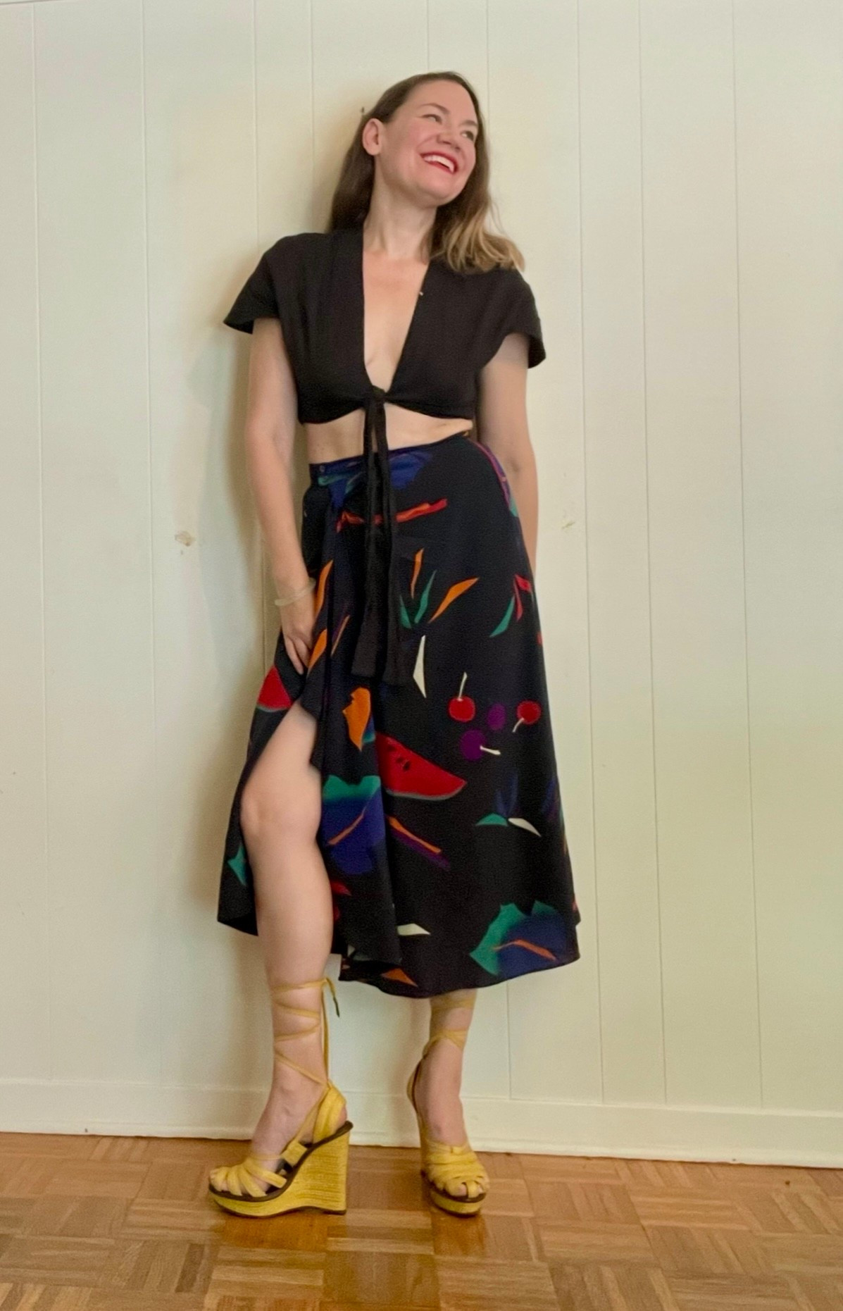 But of silk, crop of linen and a wedge shoe- all for a summer lewk that is seasonally perfect #investmentpiece 

#LTKStyleTip #LTKSeasonal #LTKOver40