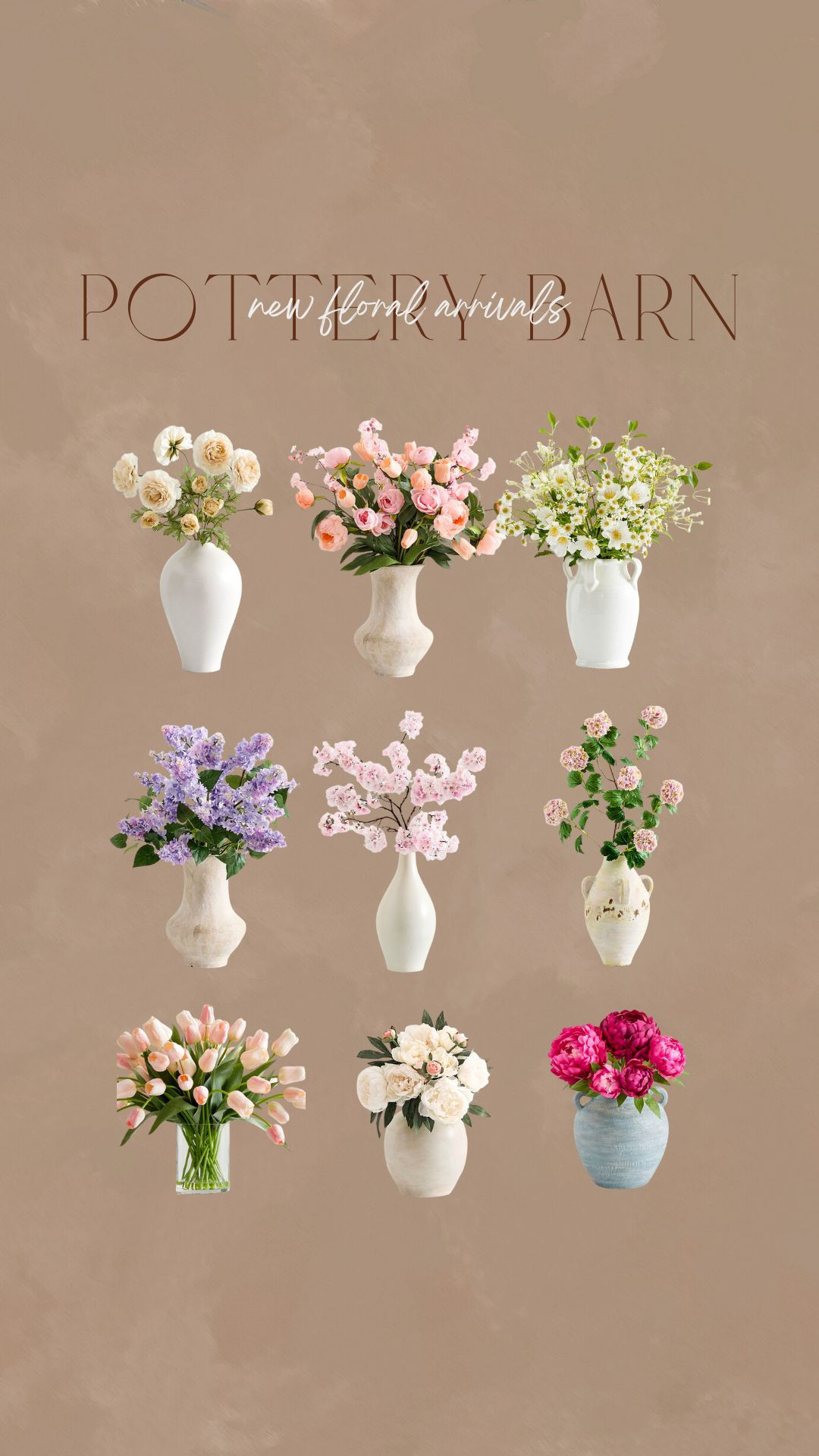 Pottery barn new floral arrivals !! 

 #LTKValentine #LTKSeasonal #LTKHome