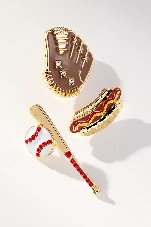 Sports Brooches, Set of 3 | Anthropologie (US)