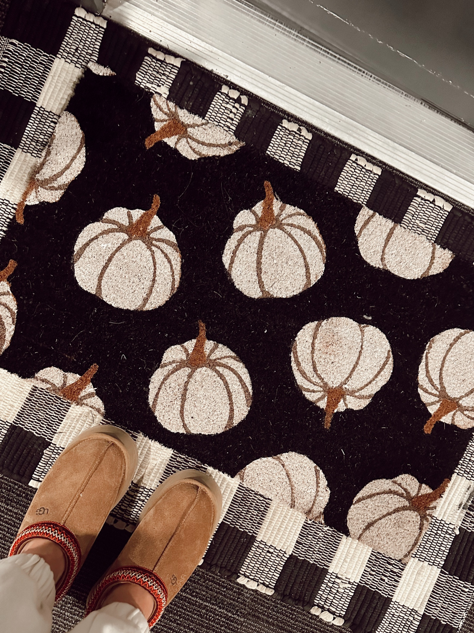 We’re diving in to fall with all the decor this week! It might be 90° but it’s not stopping us!! 

Kirklands has the cutest fall decor out right now and this pumpkin door mat was on sale for $10!! 