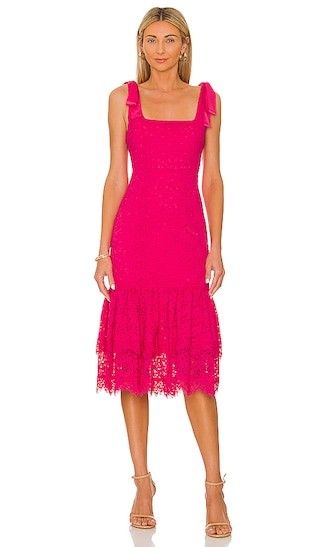 Day Keeper Midi Dress in Paradise Pink | Revolve Clothing (Global)