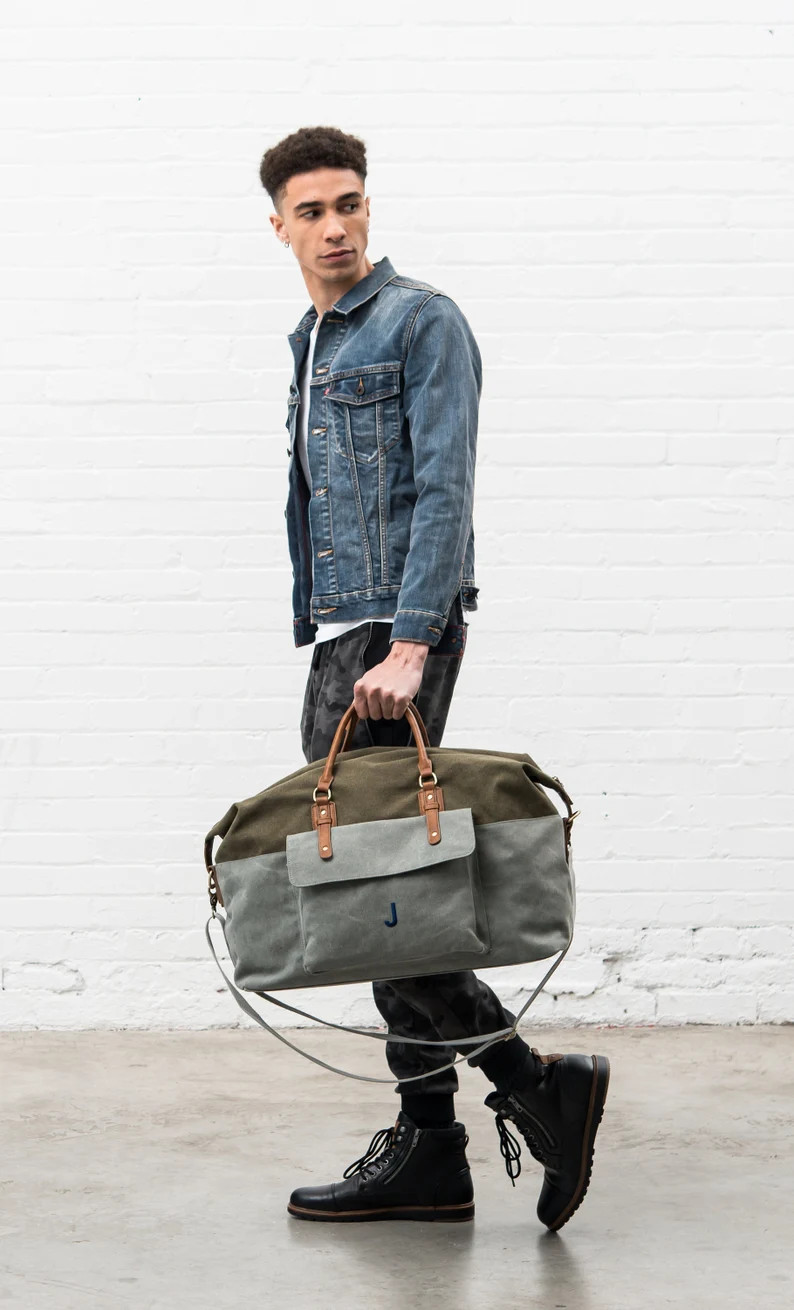 Personalized Weekender Bag  Canvas Travel Bag  Groomsman | Etsy | Etsy (US)