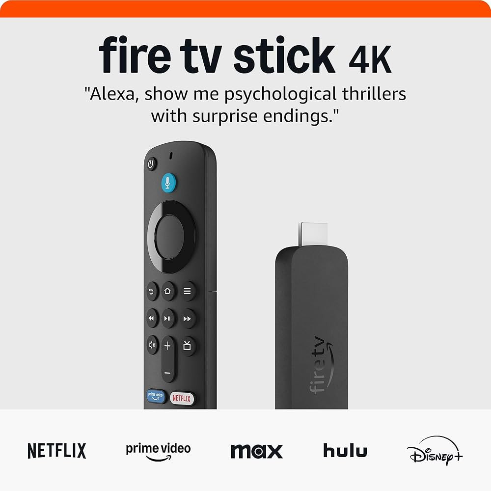 Amazon Fire TV Stick 4K (newest model) with AI-powered Fire TV Search, Wi-Fi 6, stream over 1.5 m... | Amazon (US)