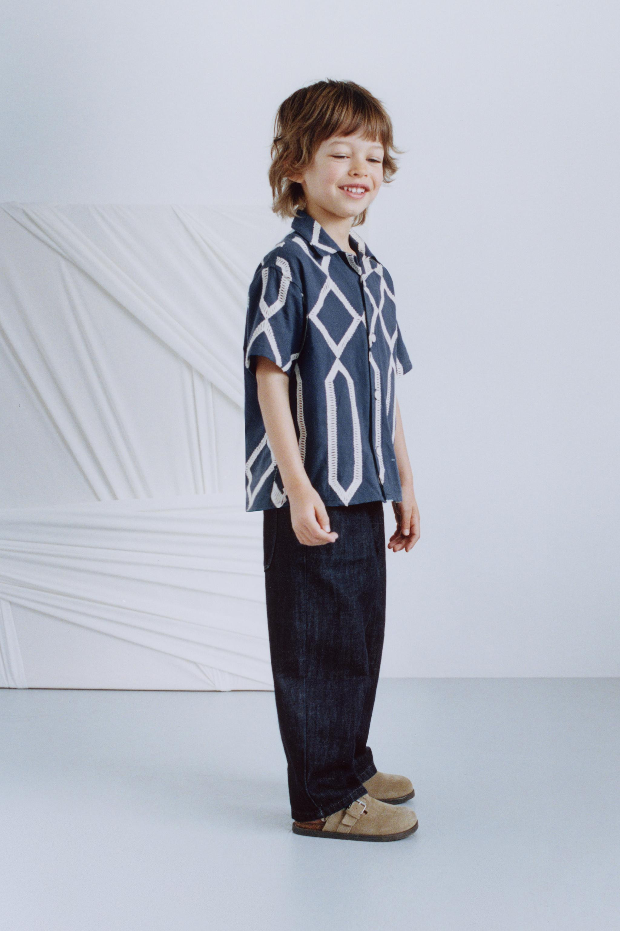 CONTRAST PRINT SHIRT | Zara US