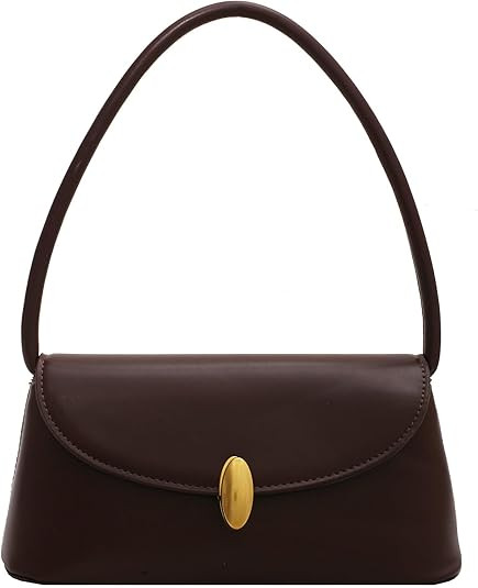 Retro Shoulder Bag for Women, Leather Small Tote Handbag Hobo Cute Clutch Shoulder Purse, Vantage... | Amazon (US)