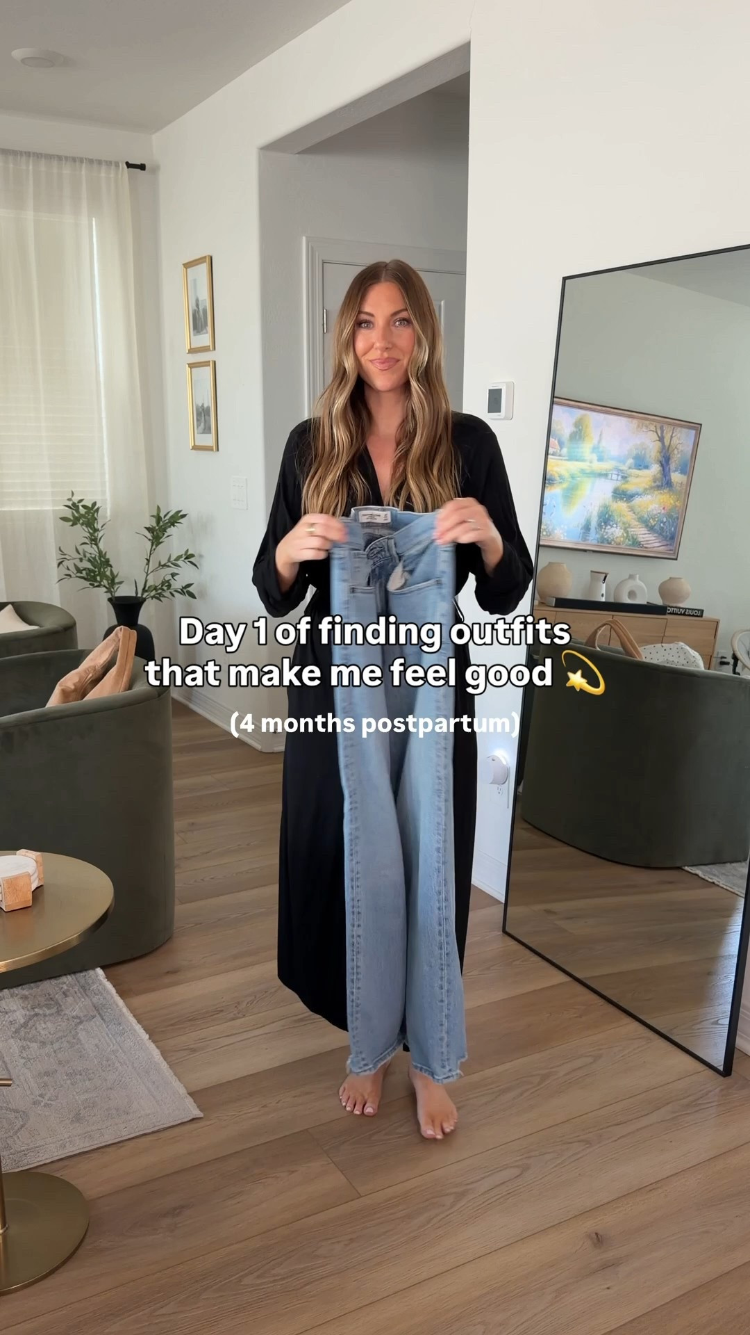 Finding outfits that make me feel good postpartum! Love this oversized sweater from Abercrombie! I’m wearing a medium and a 27 short in the jeans. They are a full length jean but I wanted them to be slightly cropped (I’m 5.7”). The wash is light with distressed hem 

 

#LTKootd #LTKgrwm