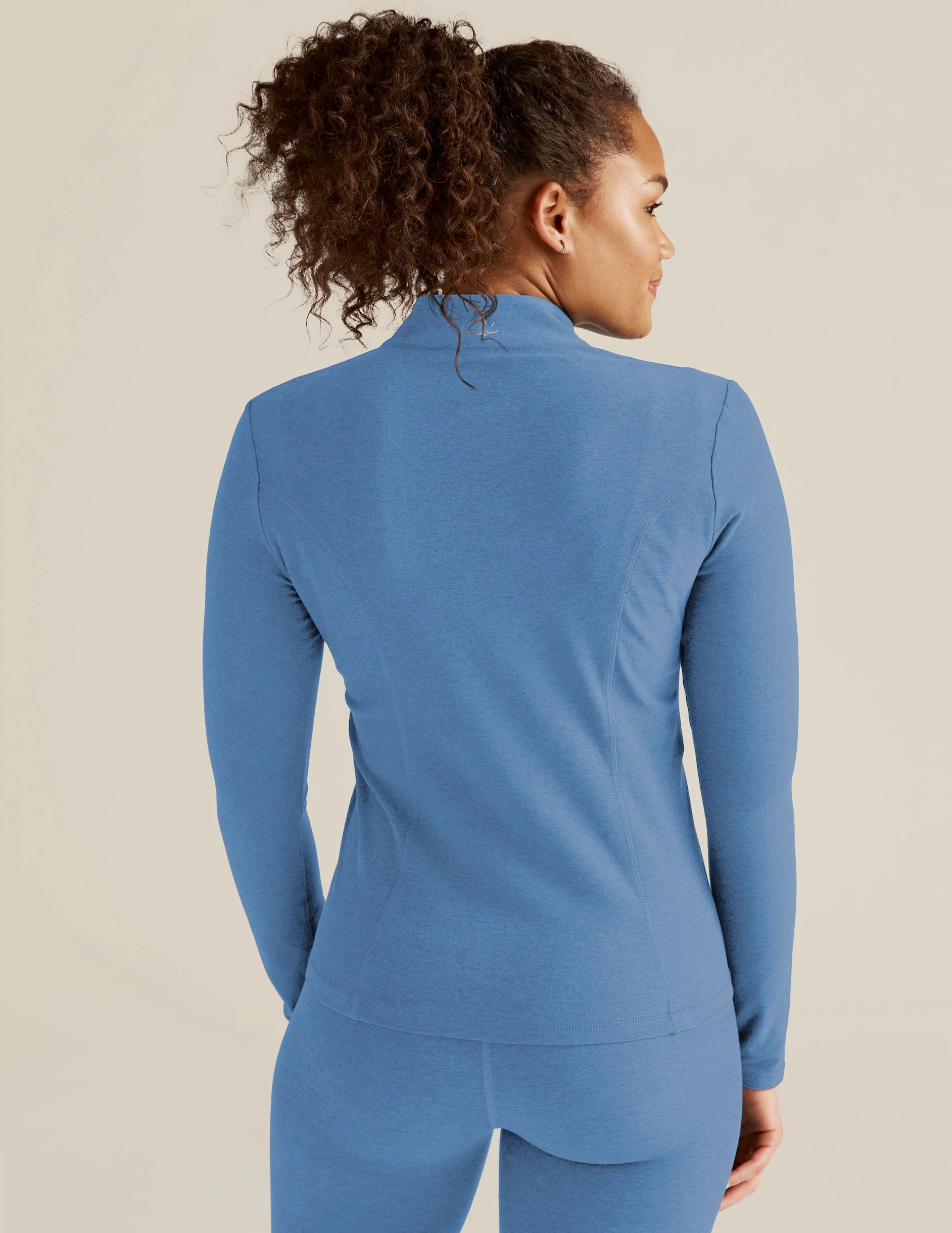 Spacedye On The Go Mock Neck Jacket | Beyond Yoga