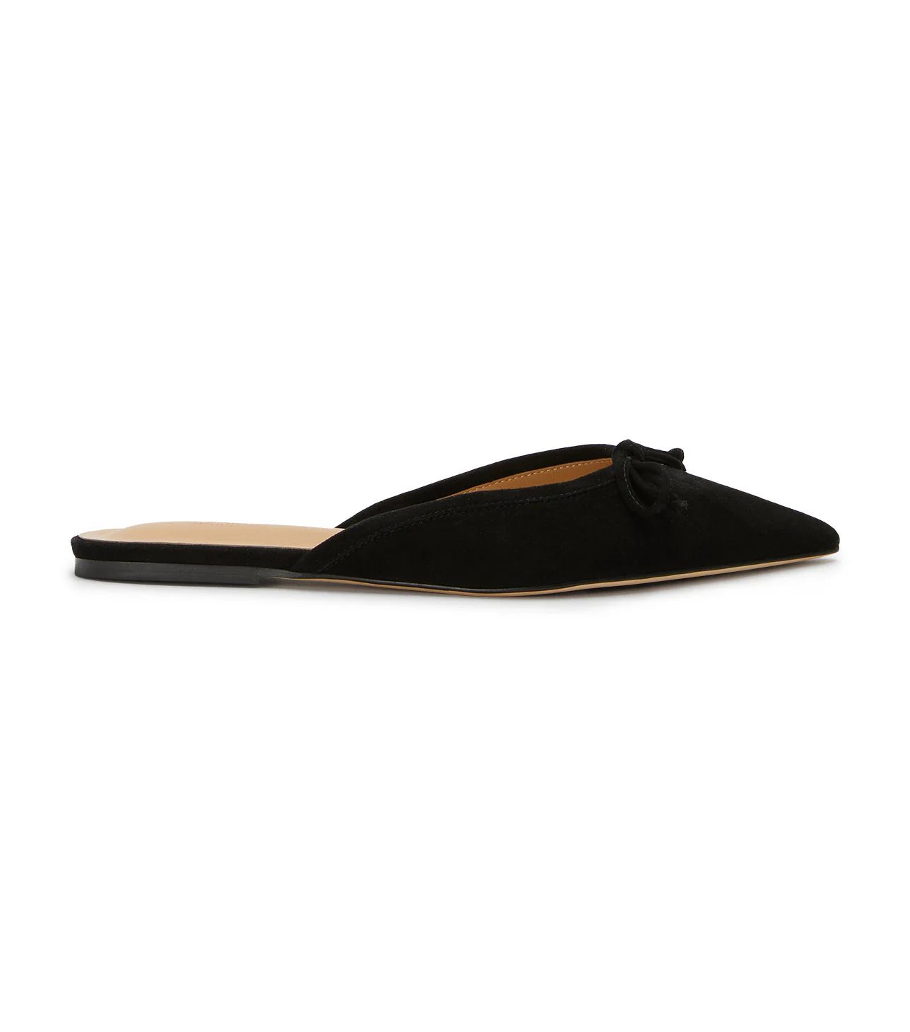 Javelin Black Suede Flats | Tony Bianco (Australia & New Zealand)