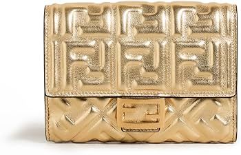 Women's Pre-Loved Gold Embossed Compact Wallet | Amazon (US)