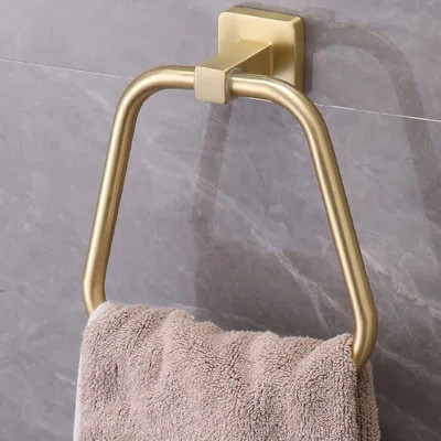 Brushed Gold Bathroom Hardware Accessories Set 5 Pieces,Bathroom Towel Rack Set Gold | Wayfair North America