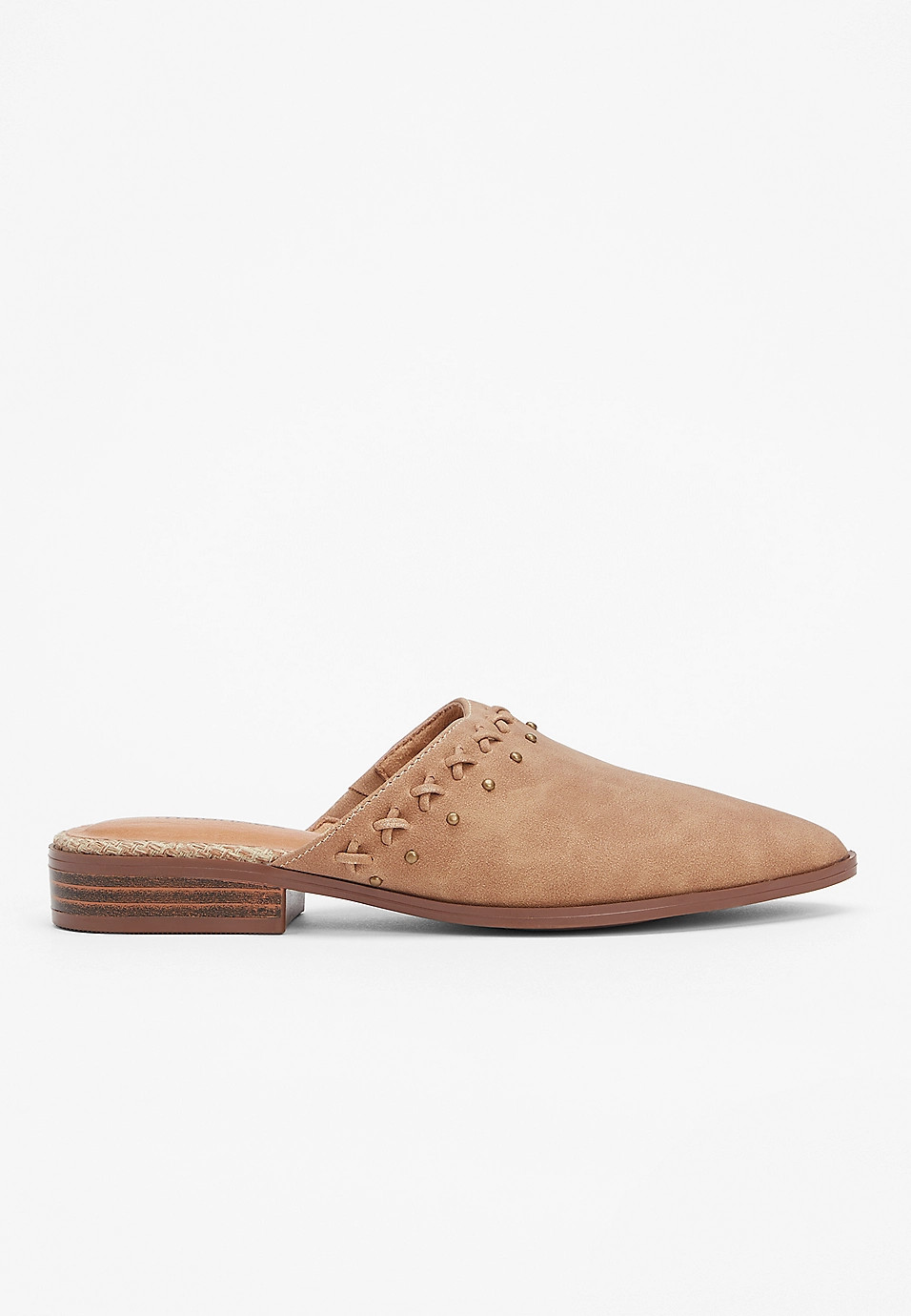 Tatum Studded Flat Mule | Maurices