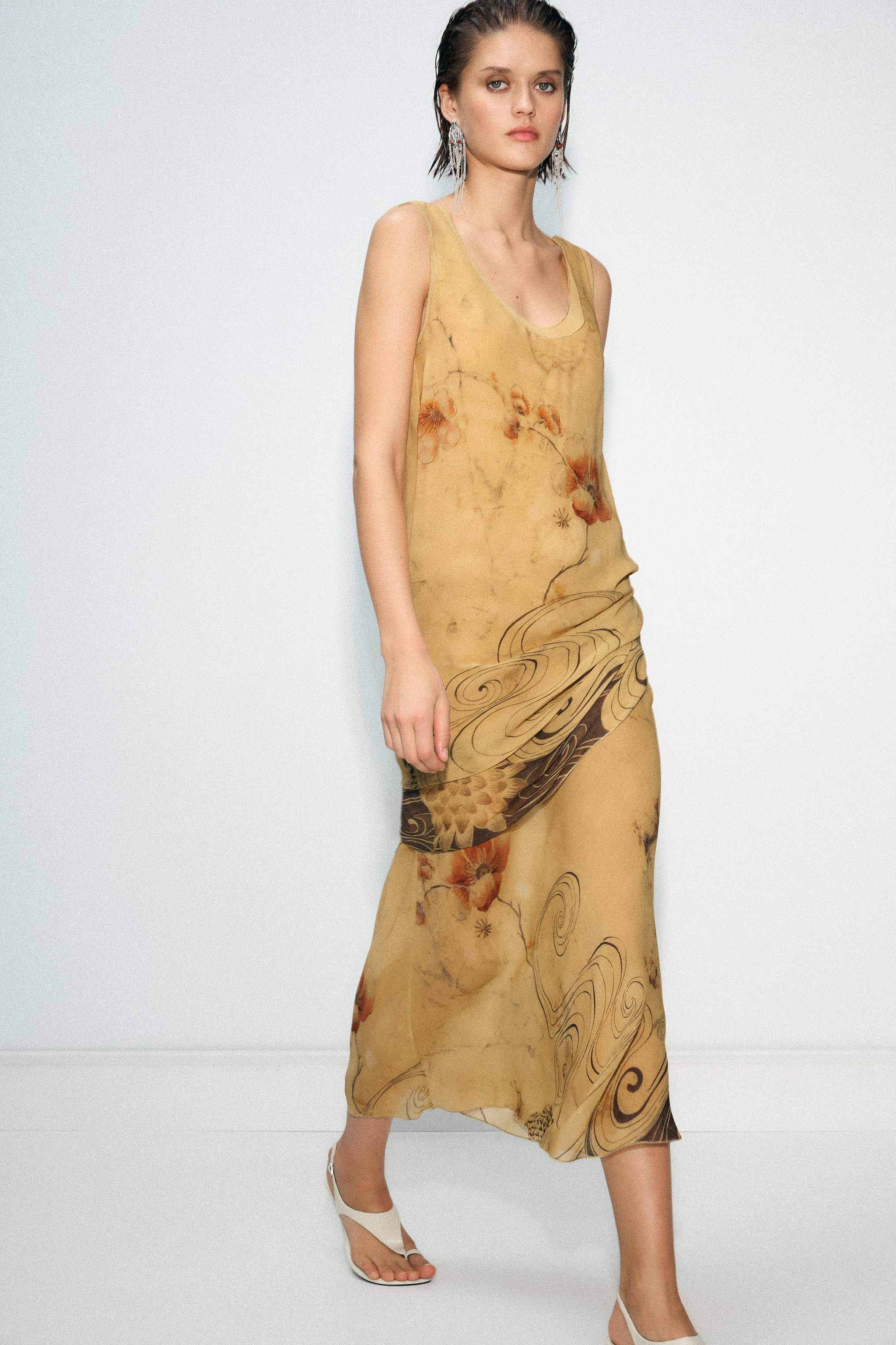 ZW COLLECTION FLORAL PRINT DRESS | Zara US