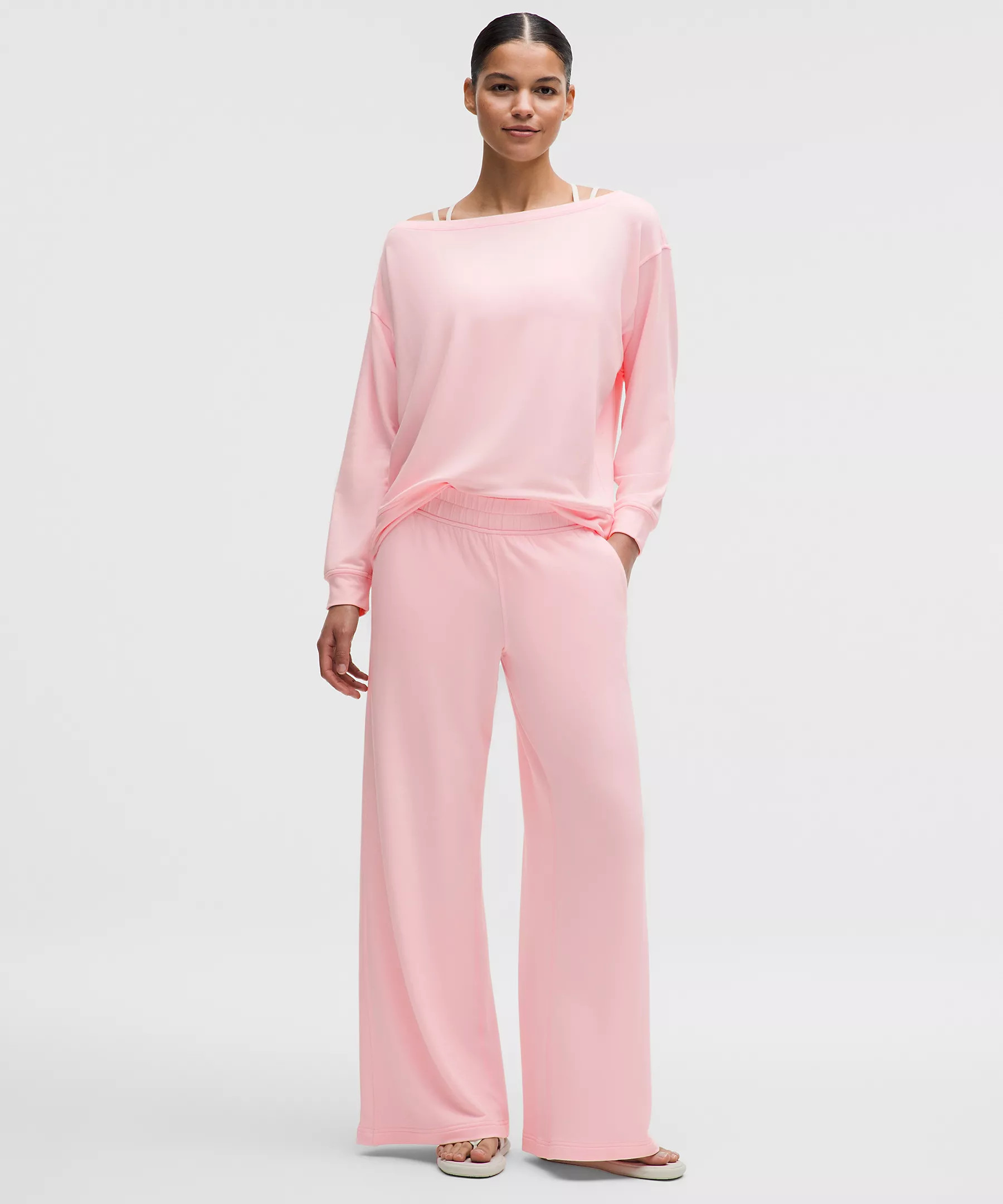 BeCalm Mid-Rise Wide-Leg Pant | Lululemon (US)