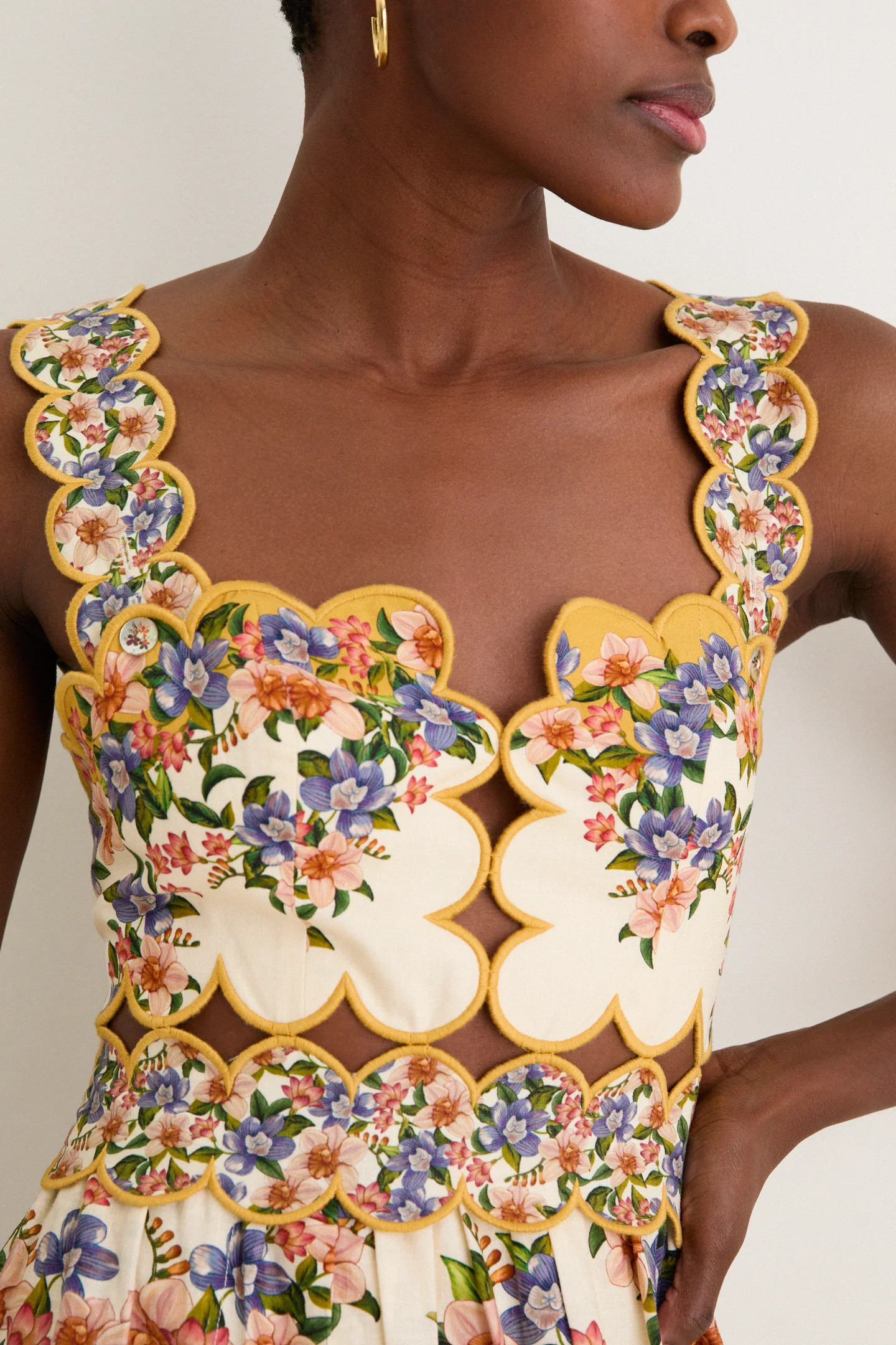 Hilo Stripes Sand Midi Dress | Tuckernuck (US)