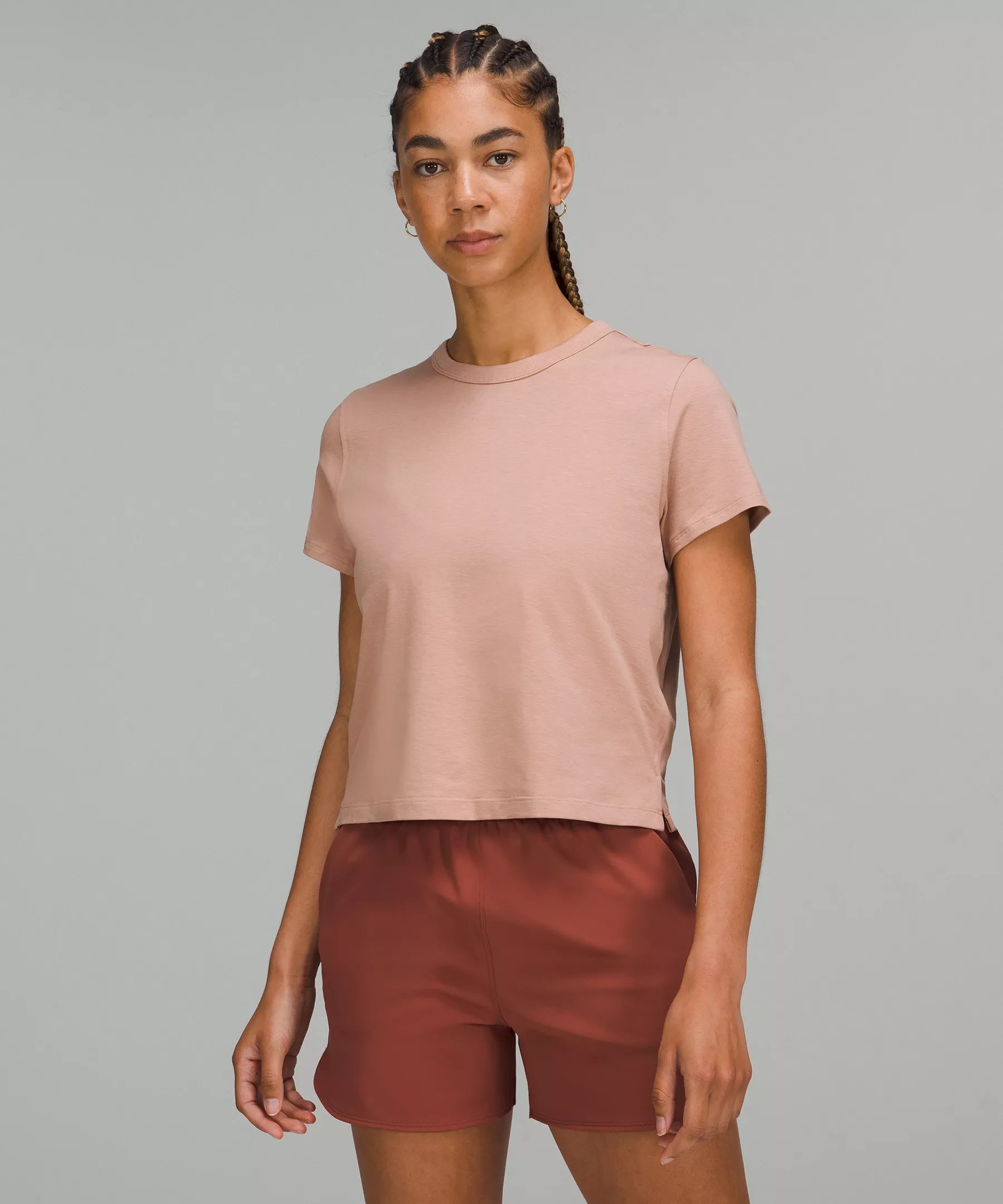Classic-Fit Cotton-Blend T-Shirt | Women's Short Sleeve Shirts & Tee's | lululemon | Lululemon (US)