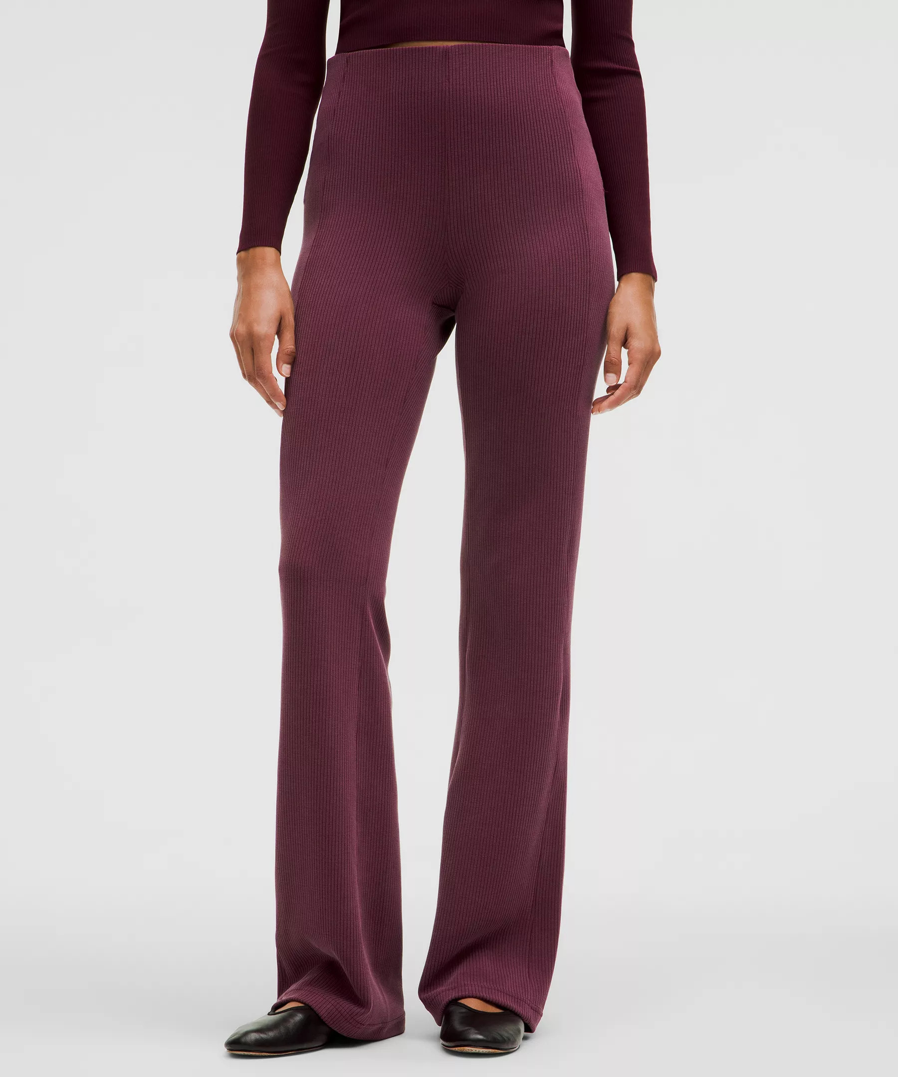Ribbed Softstreme Flared Pant | Lululemon (US)