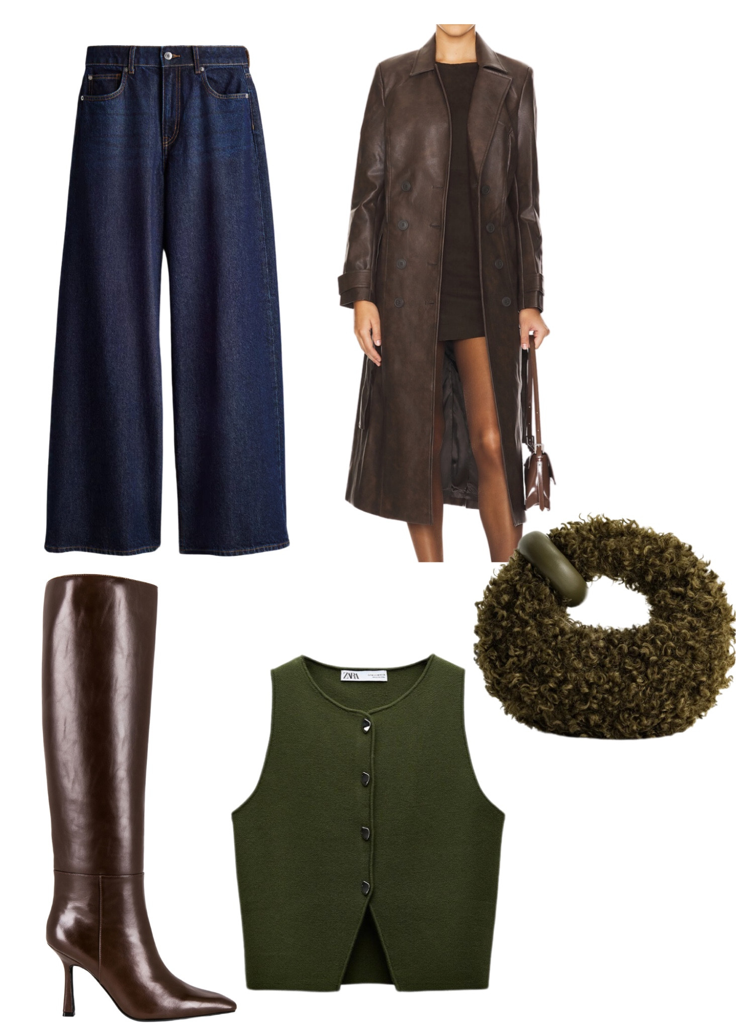 Green for fall fashion trends this year!
#fallfashion #fashioninspo #falloutfits #fallinspo #ootd #ootn #longcoats #kneehighboots #baggyjean #denim #jeans #greenpurse #autumnfashion #autumninspo #outfitinspo #fashiontrends 

#LTKShoeCrush #LTKStyleTip #LTKSeasonal