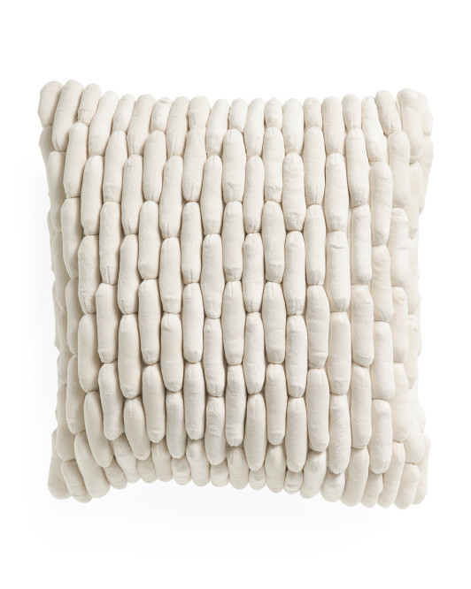 20x20 Textured Pillow | TJ Maxx