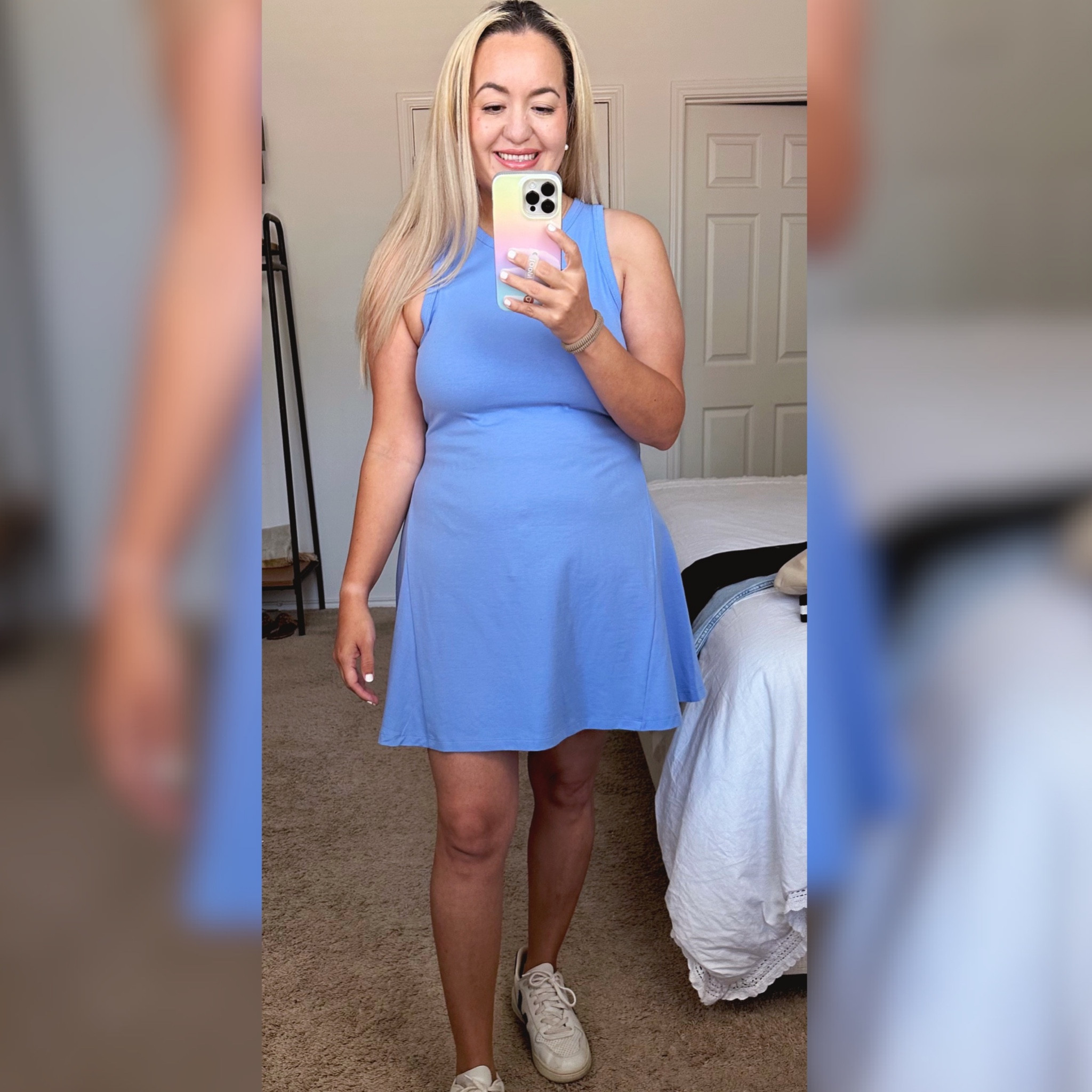 This little $15 Target tennis mini dress is a fav! I purchase it in a medium in green and this beautiful blue-ish purple color. 10/10 recommend! 

#LTKstyletip #LTKFind #LTKunder50