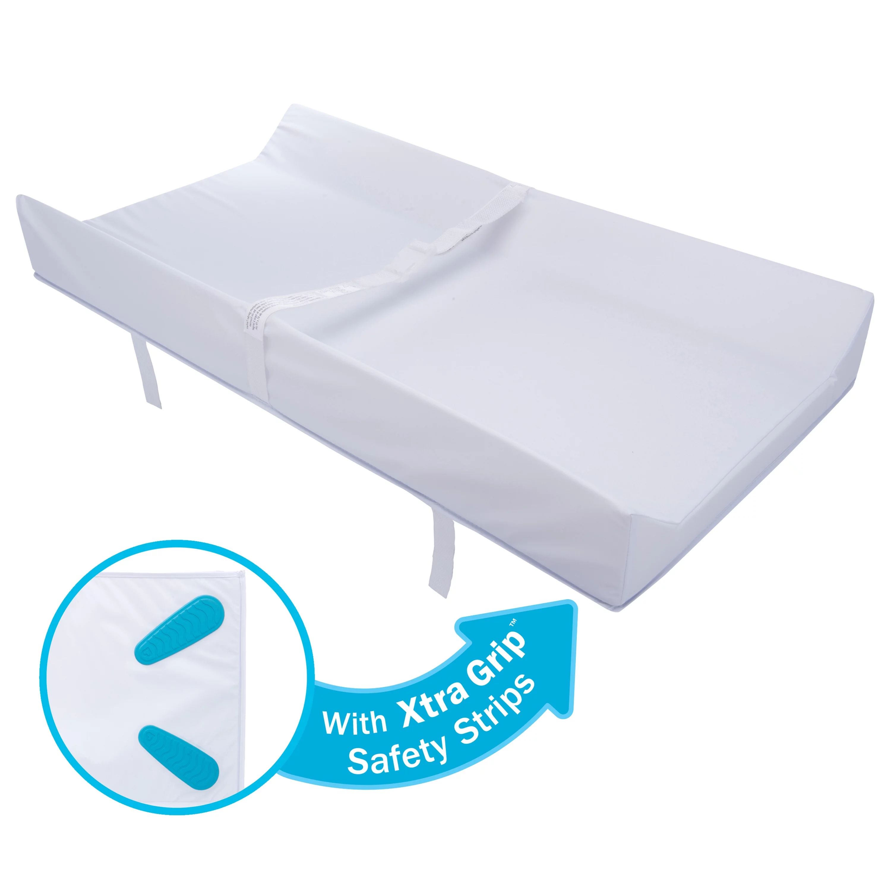 Munchkin Foam Waterproof Contoured Diaper Changing Pad, White | Walmart (US)