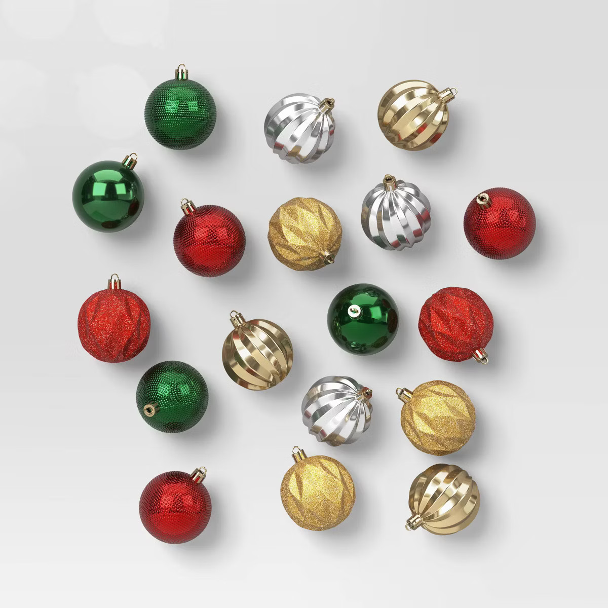 100pc Shatter-Resistant Round Christmas Tree Ornament Set - Wondershop™ | Target