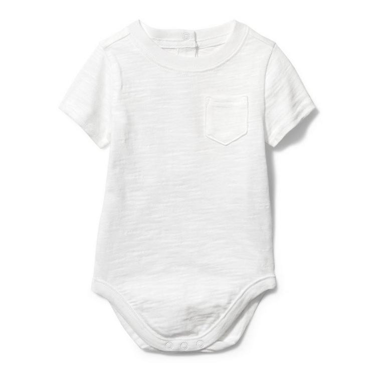 Baby Slub Pocket Bodysuit | Janie and Jack