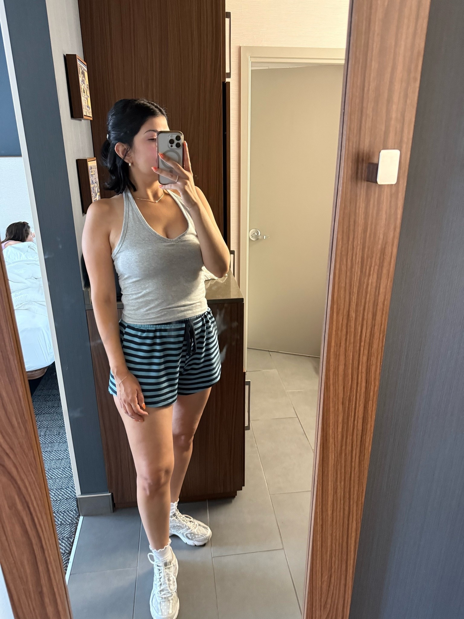Loving these shorts from Amazon 🦋🤍

#LTKootd