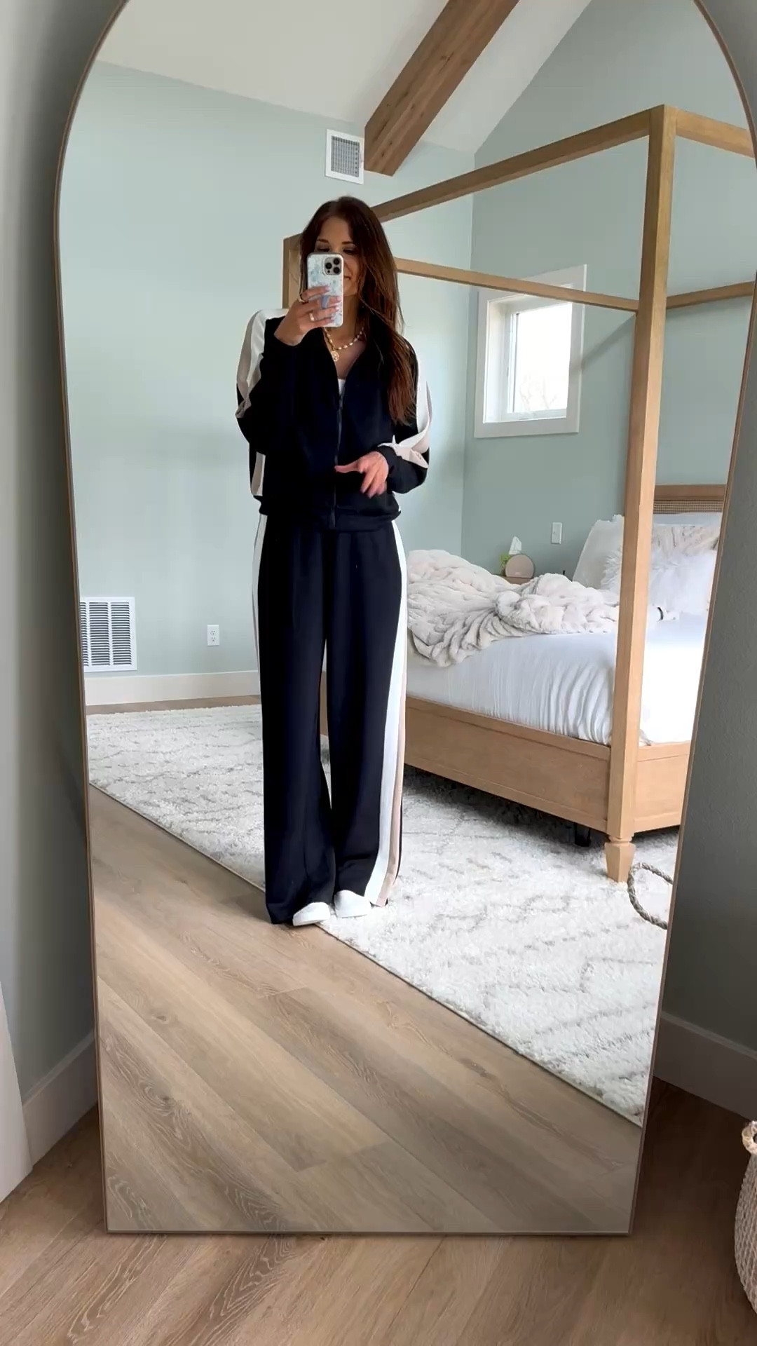 This Spanx pant and zip up set is so good. I love the stripe detail down the side, it makes it feel sporty but still really elevated. Such a perfect set you can wear for travel, errands, or even a casual work look.

Set - runs TTS

Tall girl outfits, Spanx set, Zip up set, Stripe detail pants, Athleisure outfit, Amazon tall girl clothing, 6 foot style, Travel outfit ideas, Casual comfy outfits, Elevated athleisure, Matching set outfit, Stang and Co

#LTKActive #LTKTall #LTKootd