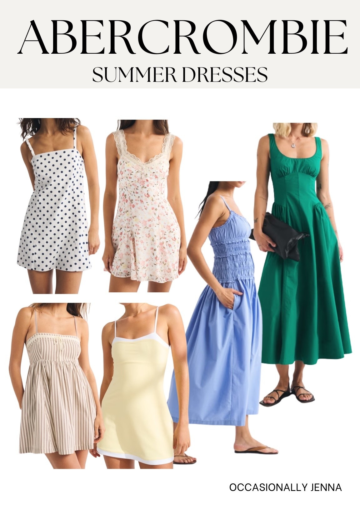 Summer dresses I’m loving at Abercrombie! 

#LTKSeasonal #LTKgrwm #LTKootd
