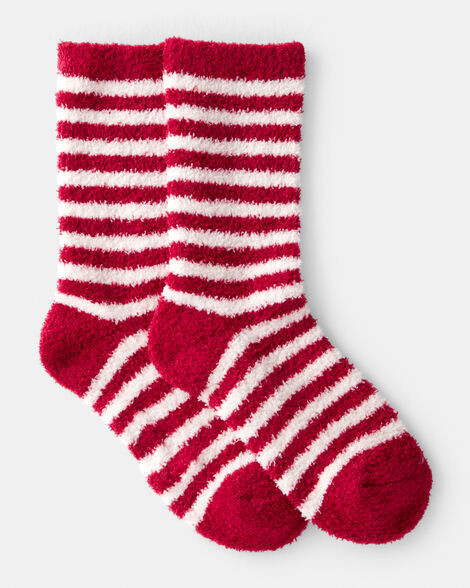Kid Striped Cozy Socks - Red/White | Carter's Inc