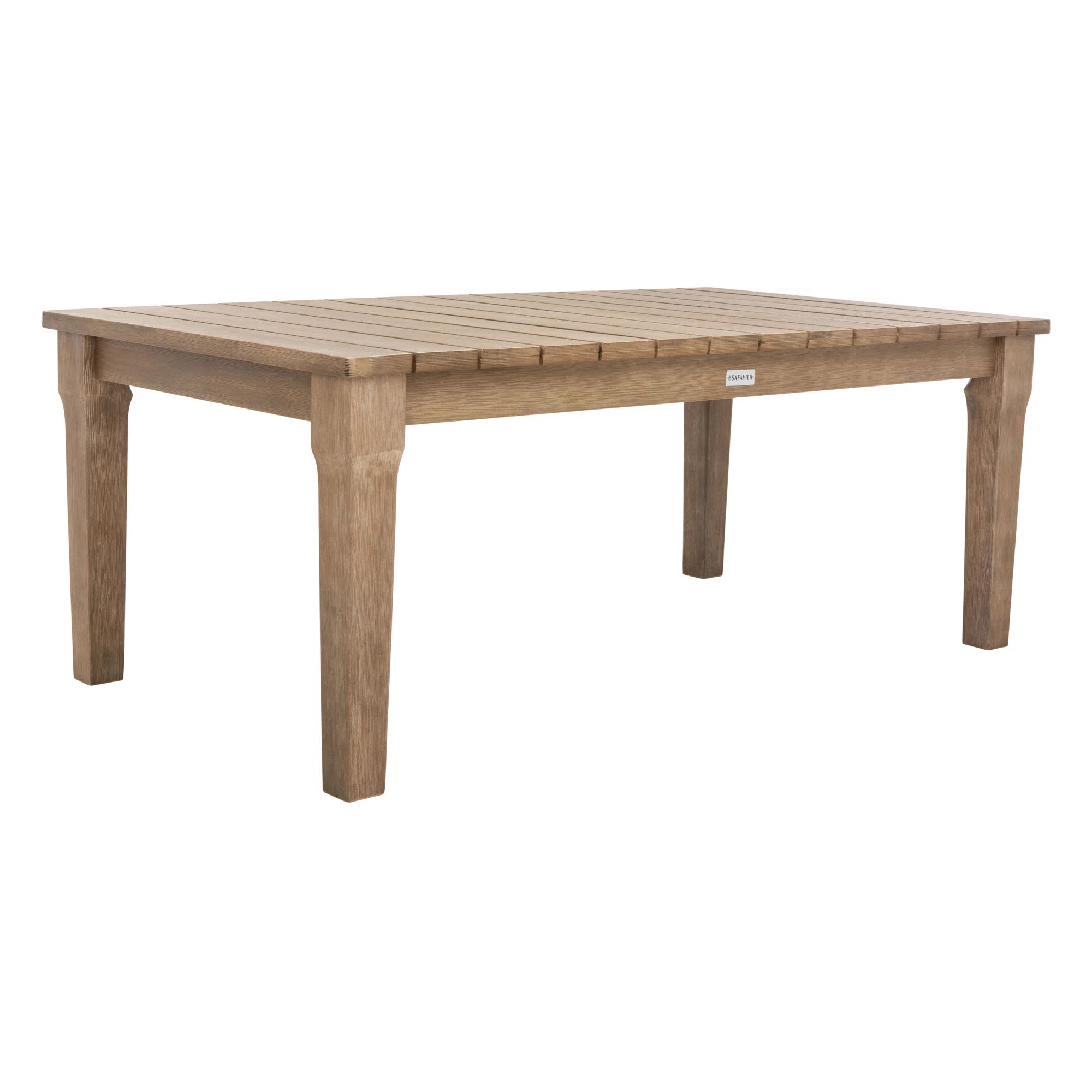 Samya Rectangular Eucalyptus Outdoor Coffee Table , 26'' in. W 46.7'' in. D | Wayfair North America