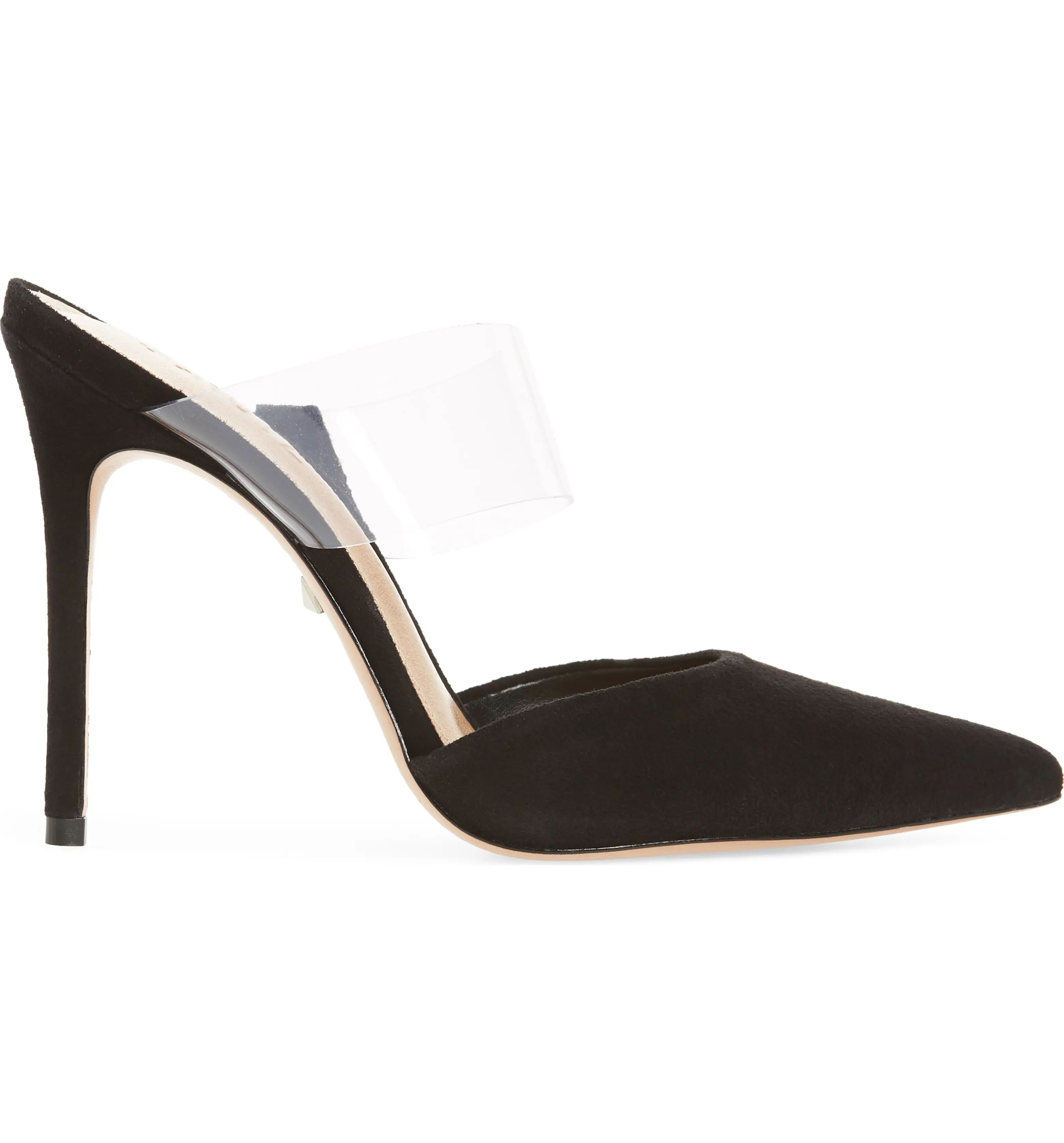Sionne Clear Strap Pointed Toe Mule | Nordstrom
