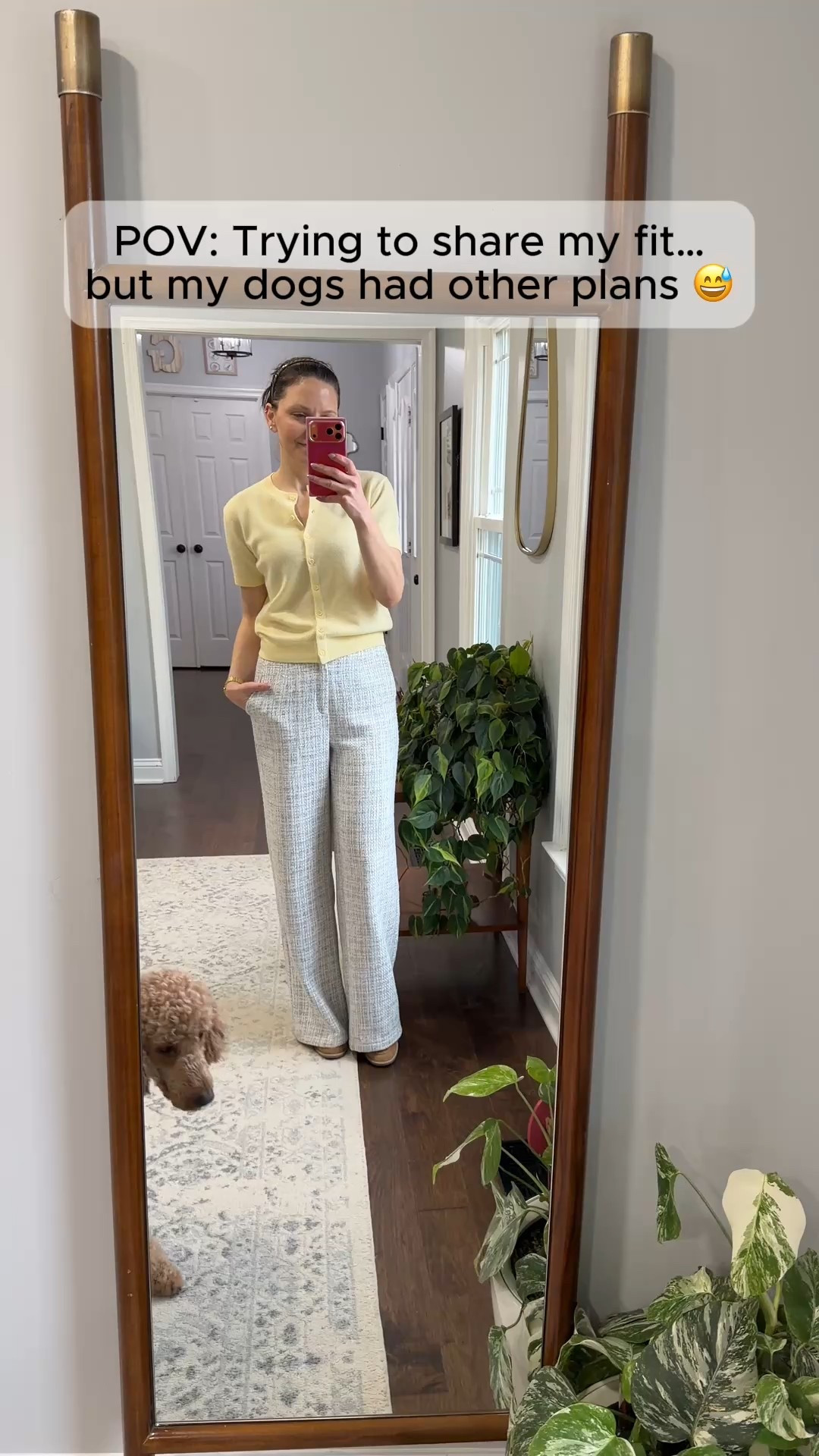 These two are always by my side when I’m home, and I wouldn’t have it any other way. Completely obsessed with my dogs.

#LTKdayinmylife #LTKootd #LTKOver40