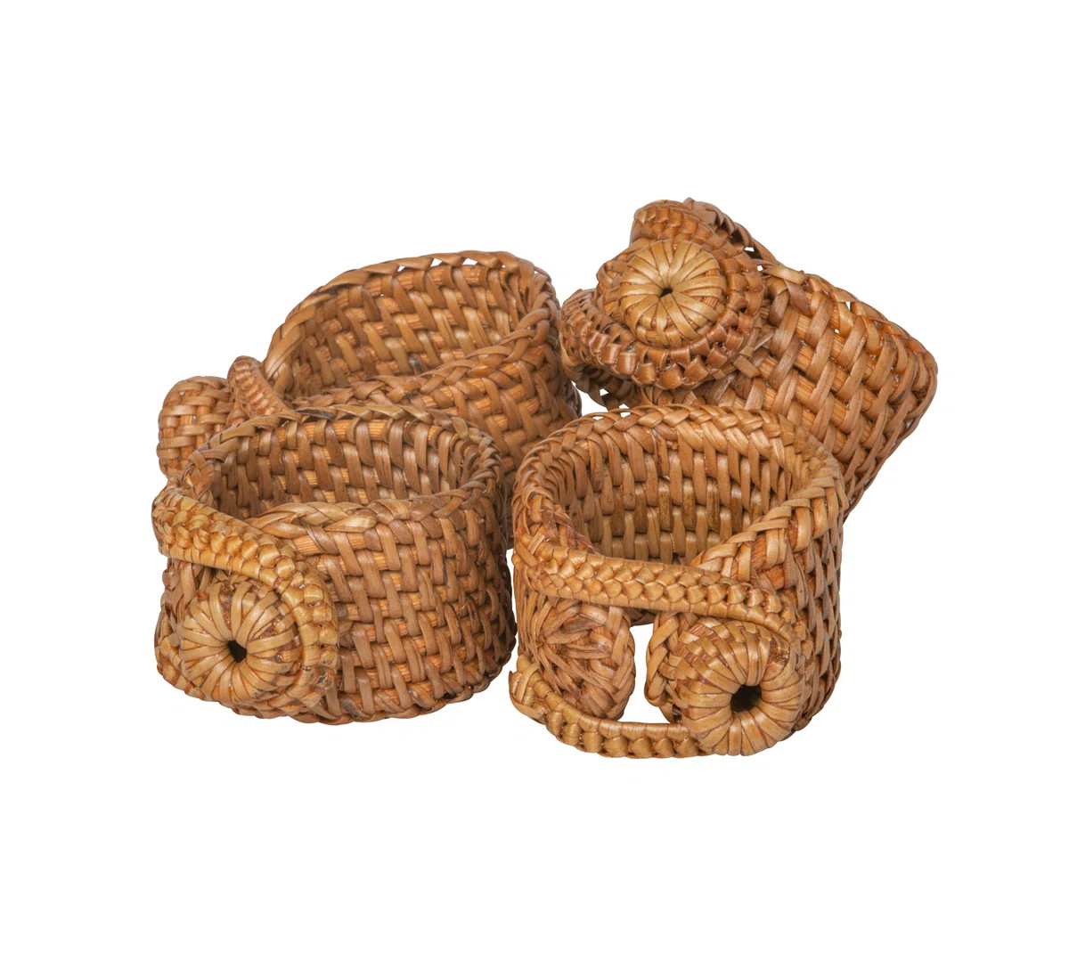Bavan Rattan Napkin Ring (Set of 4) | Wayfair North America
