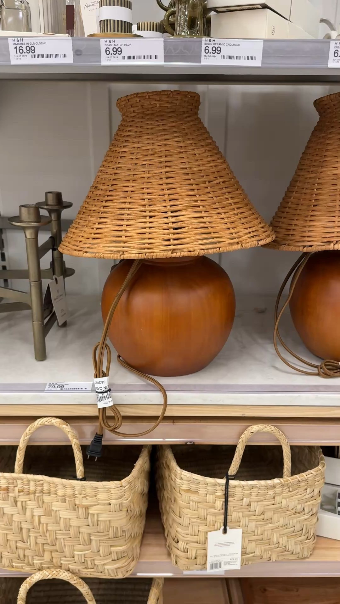 This Target Hearth & Hand lamp brings the perfect mix of style and warmth. With its natural wooden base and textured wicker lamp shade, it adds cozy character to any room. 

#LTKFallSale #LTKFindsUnder100 #LTKHome