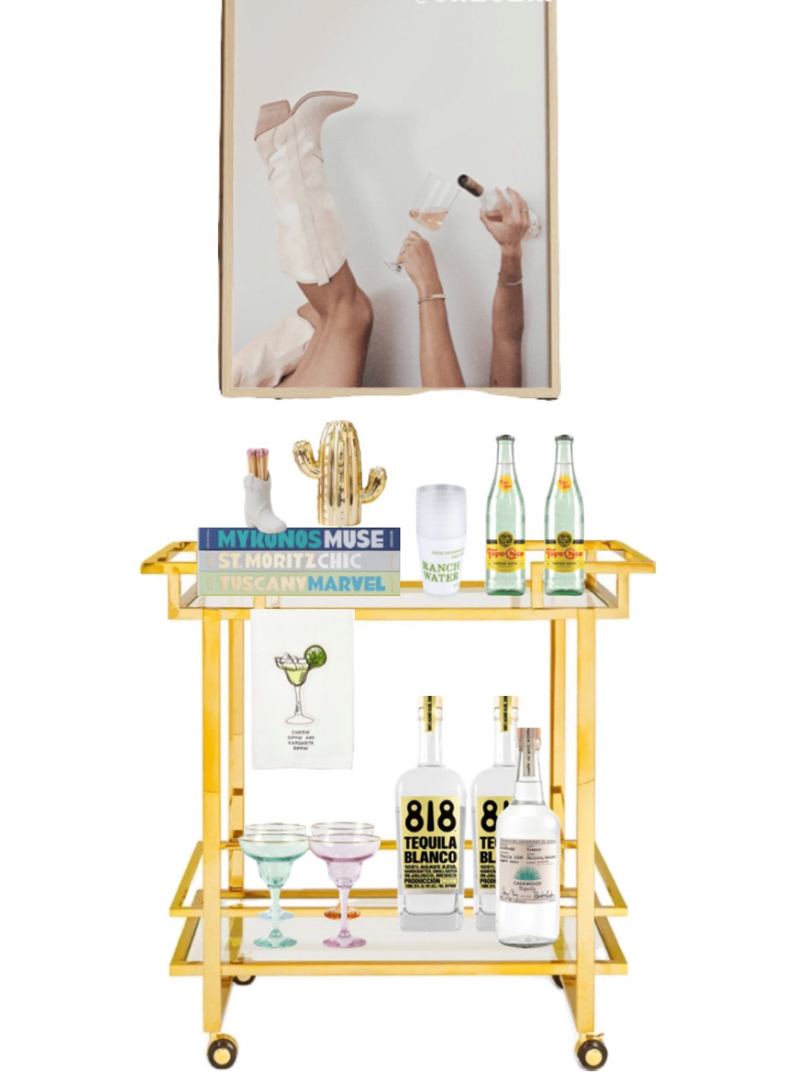 Cowgirl themed bar cart!

#LTKFind #LTKU #LTKhome