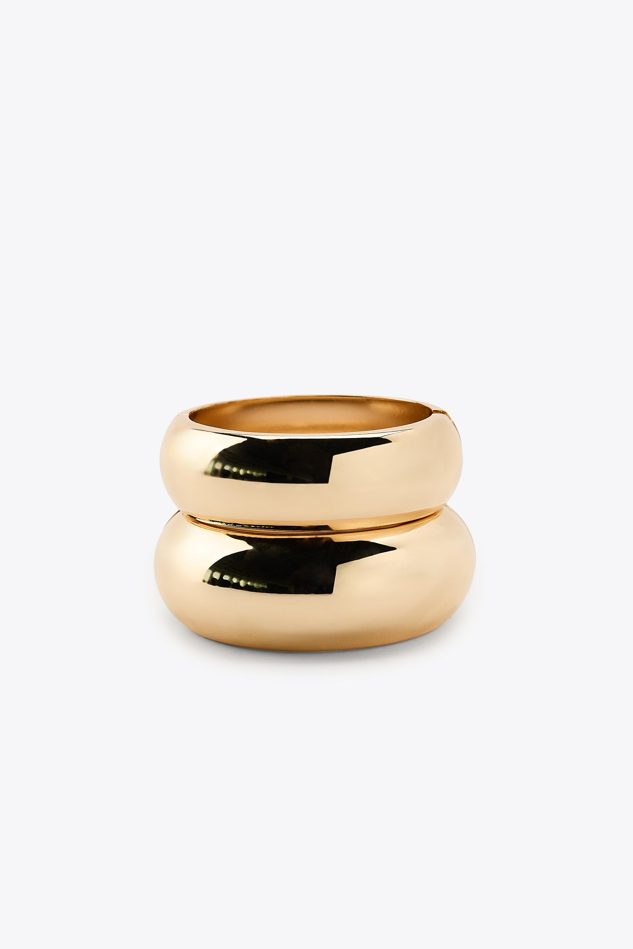 2-PACK OF RAISED DESIGN BRACELETS | Zara US