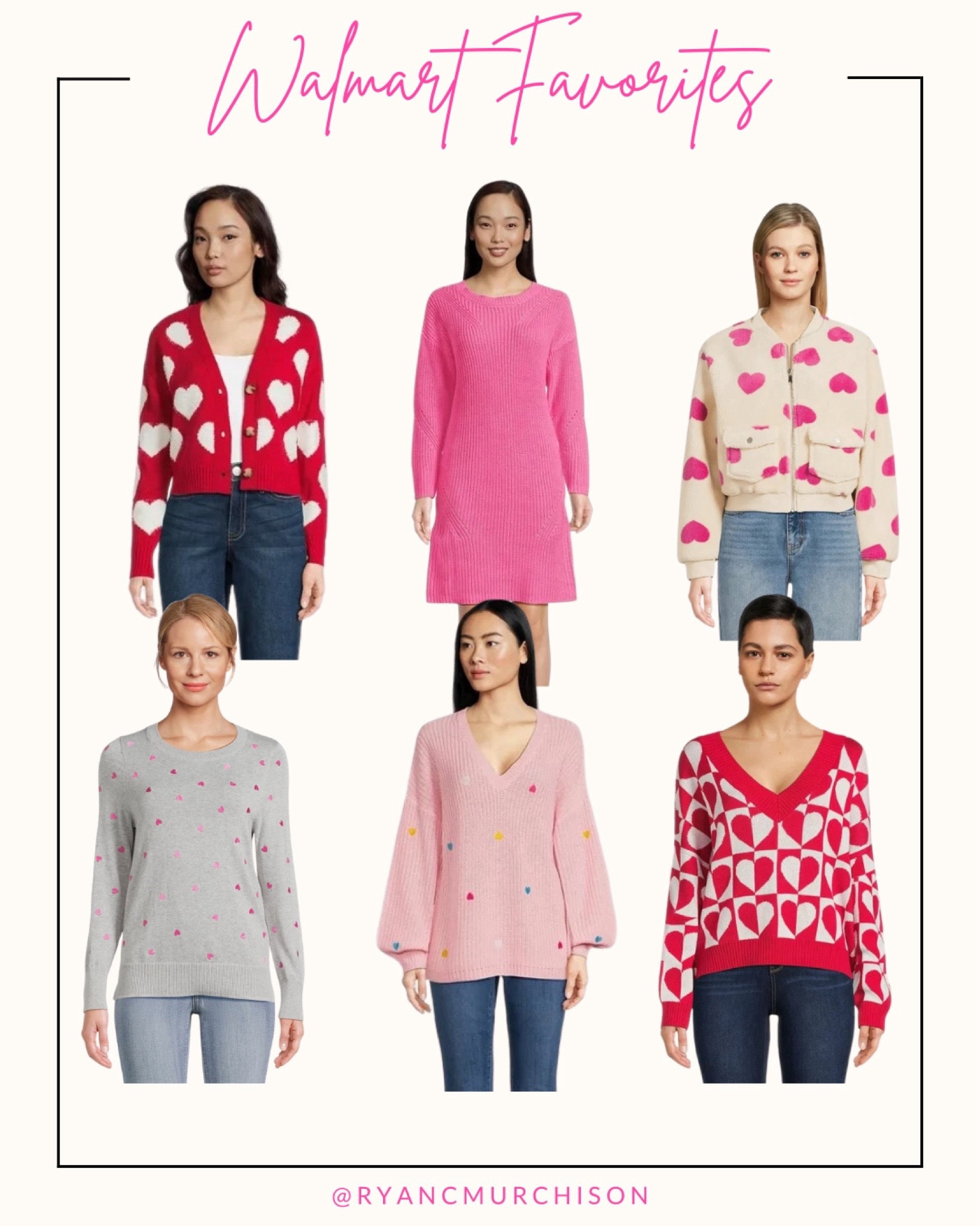 Spring and winter fashion finds from Walmart for Valentine’s Day, outfit ideas for Valentine’s Day 

#LTKSeasonal #LTKfindsunder100 #LTKstyletip