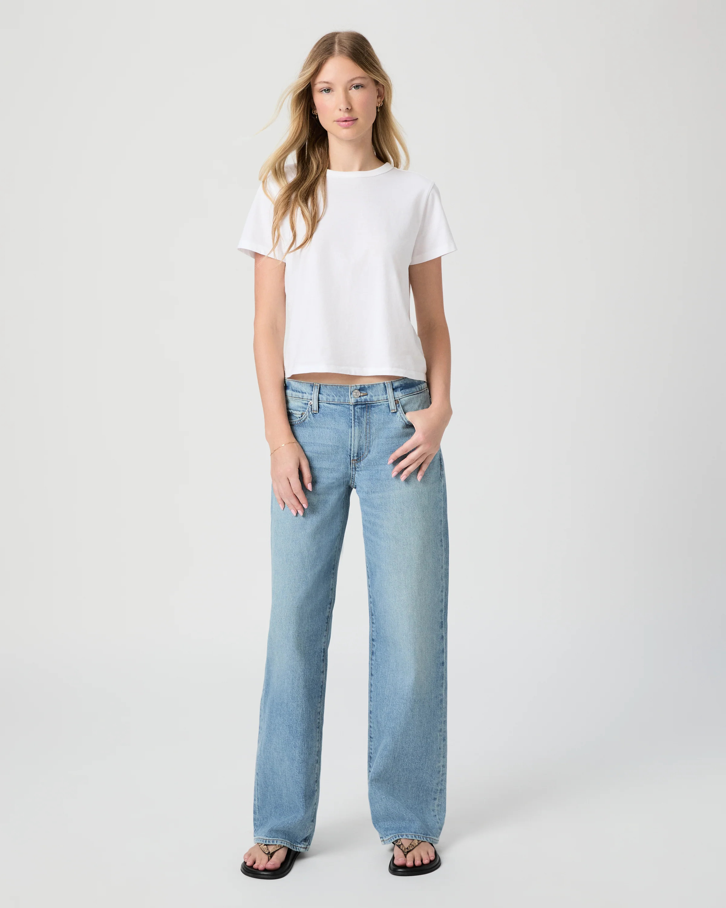 Low Rise Dana Straight Jean - Sepulveda | Paige