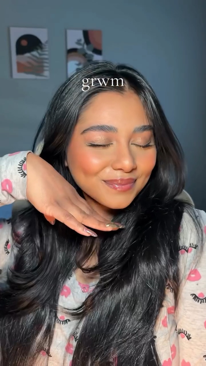 GRWM: Quick and easy base routine  @hudabeauty @kulfi.beauty @rarebeauty  @hourglasscosmetics @maccosmeticscanada @benefitcanada @morphebrushes @loreal.canada #grwm #brownskin #oliveskin #browngirlmakeup makeuptutorial