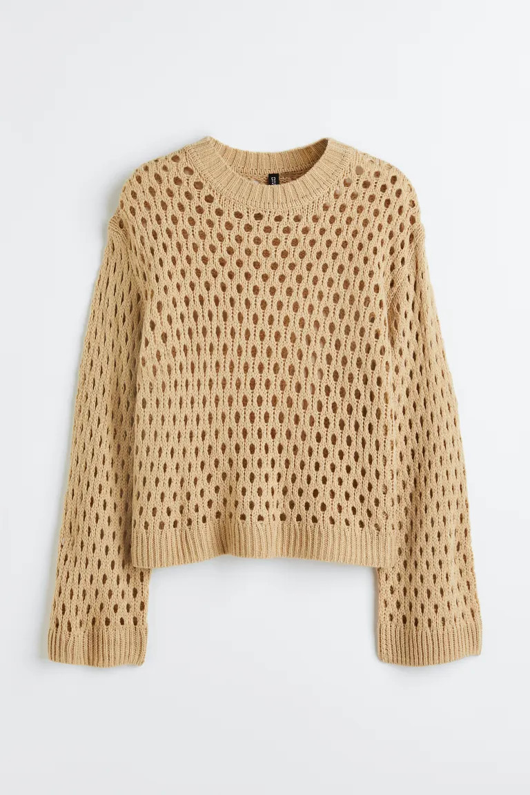 Lace knit sweater | H&M (DE, AT, CH, NL, FI)