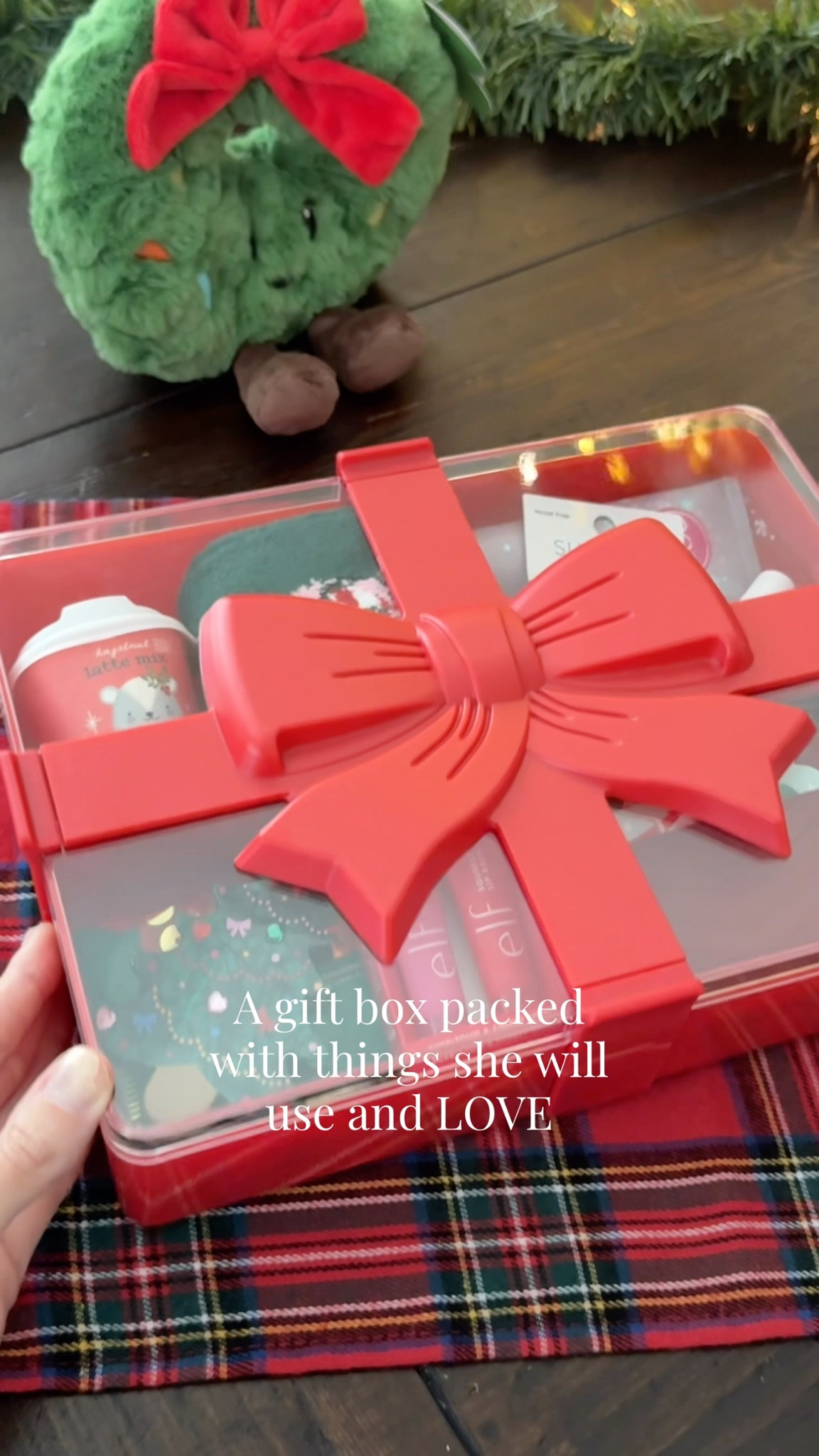 This is the perfect gift box for your bestie, mom, sister, or tween daughter! 🎀
This gift box is not only cute but, it’s filled with things she will actually use and love! The best part, you don’t even need a bow and she can use the box to keep all of her beauty products neat and  organized! Save and share this idea! ✨

#LTKBeauty #LTKHoliday #LTKGiftGuide