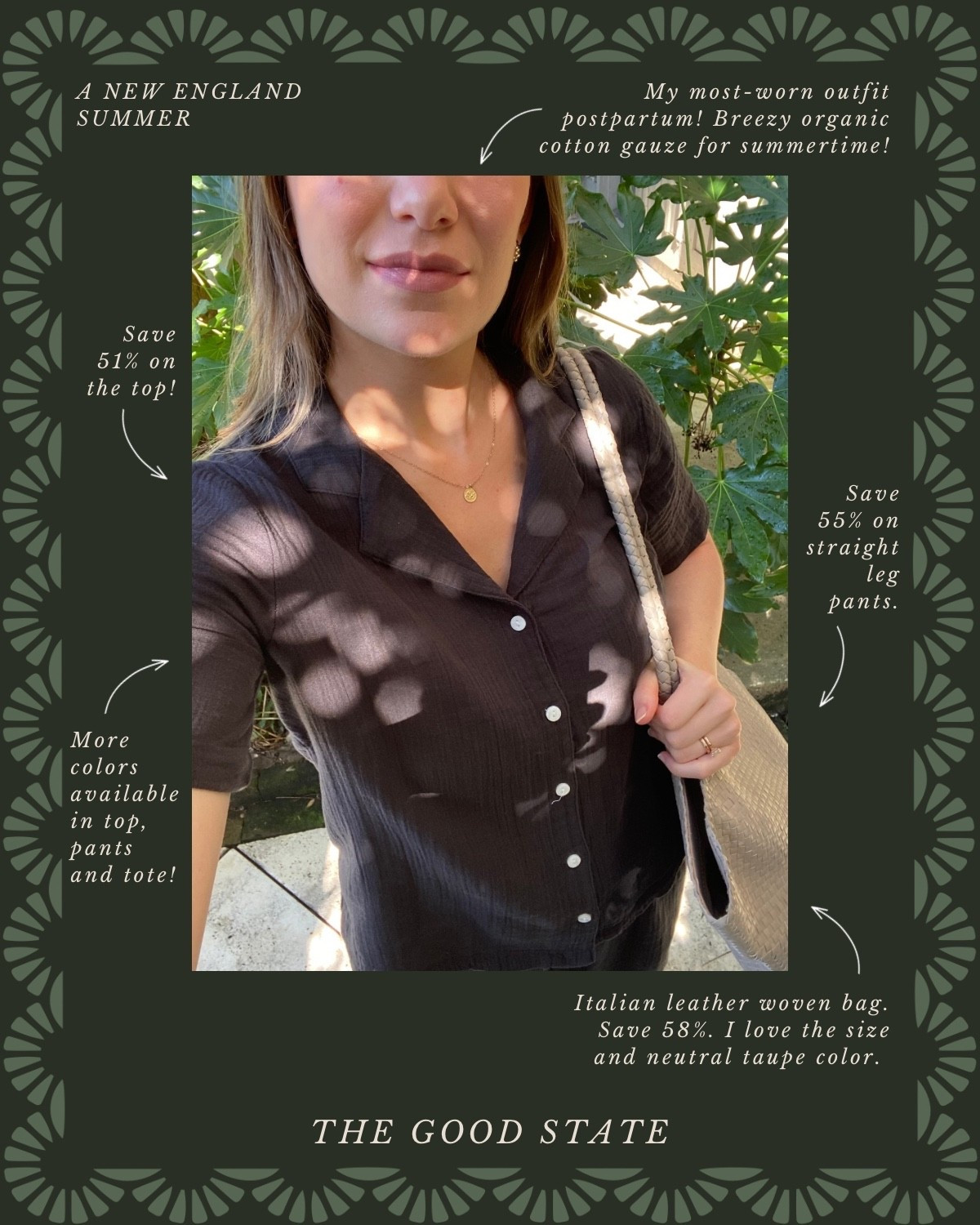 A New England Summer with @onequince 🦞

This collection is for all the girlies living their best life as the summertime sunshine warms their face and the sea breeze blows through their hair. This is for the ones dreaming of evening strolls on Nantucket’s cobblestone roads and endless hydrangeas all around. For the ladies who love all things gingham, a lightweight sweater and all the classic stripes. For the ones who enjoy sailing in Newport, a picnic on the Cape Cod seashore and happy hour in Martha’s Vineyard. This collection is for you🦞 ⚓️ 🧺

#QuincePartner
Classic style, capsule wardrobe, everyday staples, summer outfit, farmers market outfit, summer style, new england style, coastal style, linen, classic, timeless, the good state, lauren england, ootd, neutral outfit, summer sweater, east coast style, preppy, fisherman sweater, cashmere cardigan, brown outfit, monochrome, linen shirt, womens fashion summer outfit, spring, outfit idea, style tip, wedding guest

#LTKSeasonal #LTKFindsUnder50 #LTKStyleTip