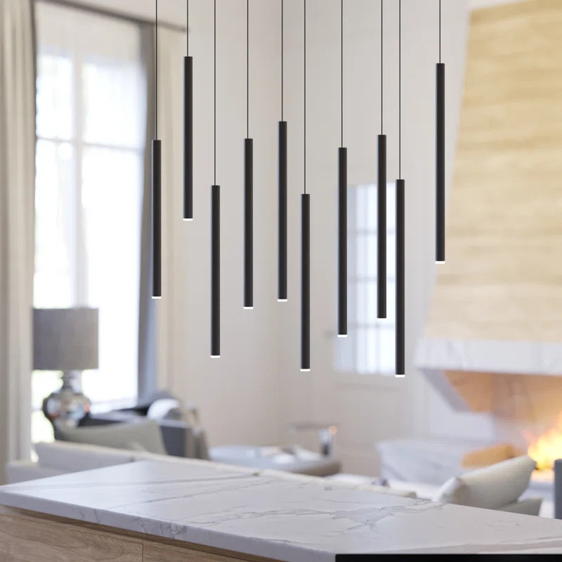 Baileyton 10-Light Cluster Cylinder LED Pendant | Wayfair North America