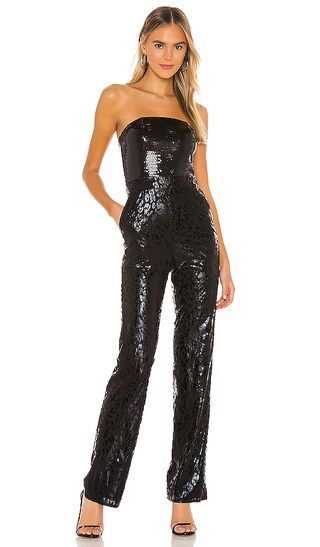 Calipso Jumpsuit in Black | Revolve Clothing (Global)